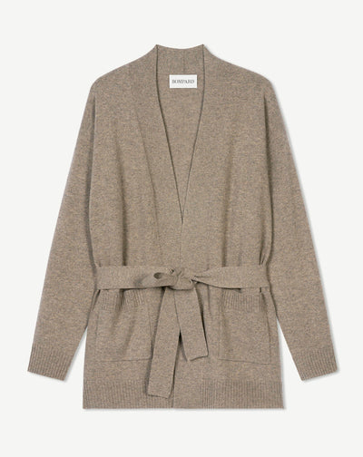 Veste cosy ceinturée-MILLET-100% cachemire