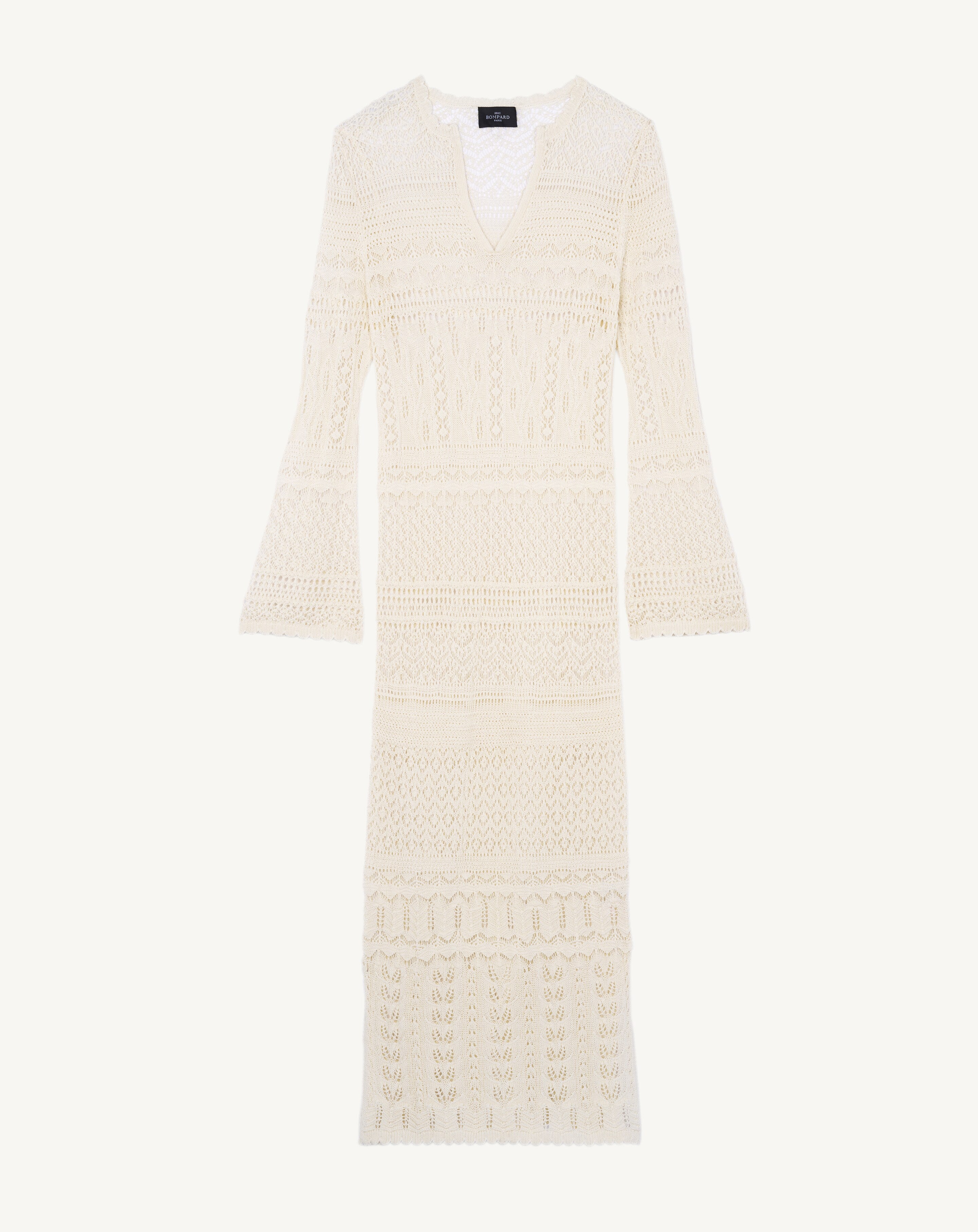 Robe tunique pointelle-PANNA-100% coton