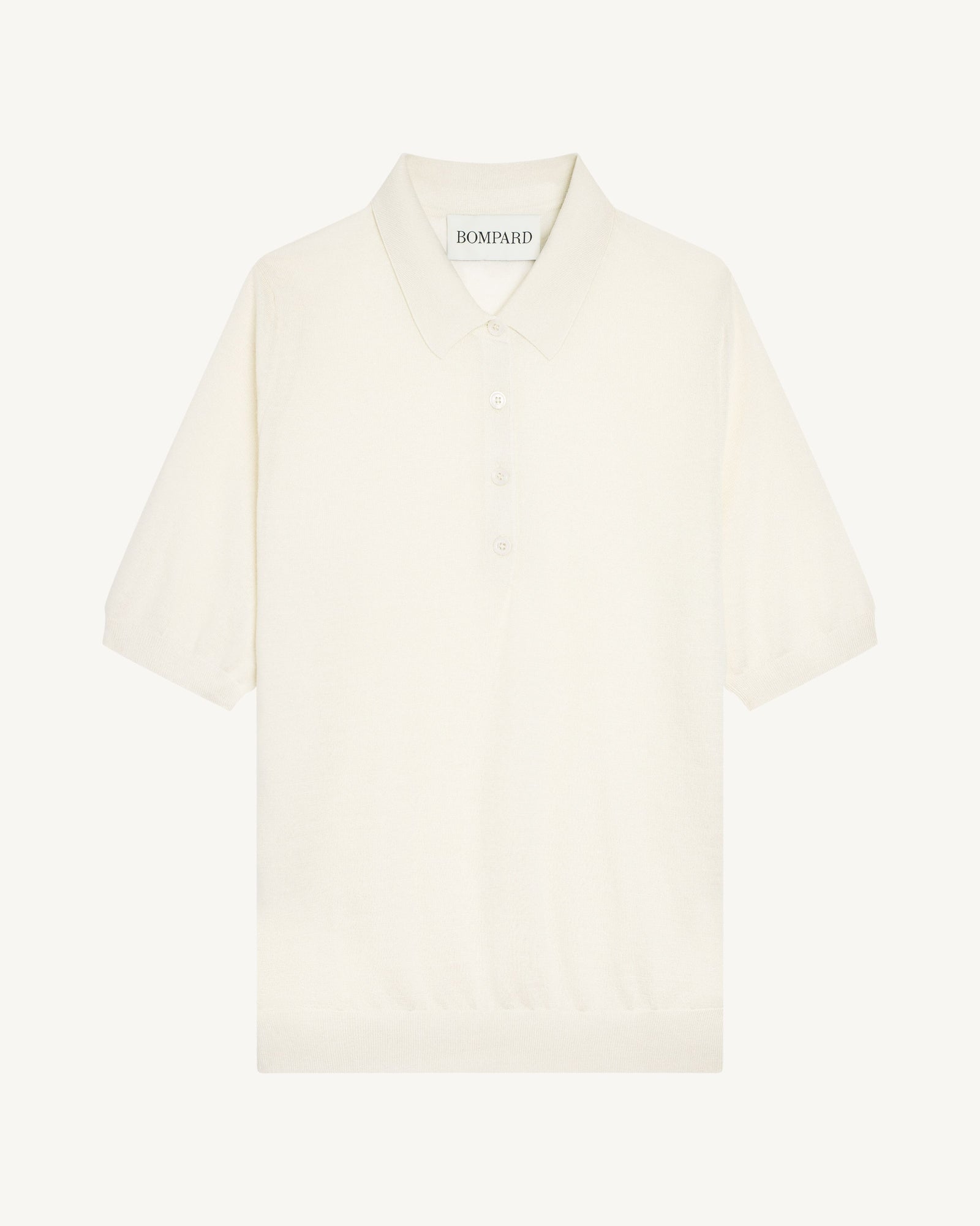 Polo Flavie-NATUREL-70% cachemire 30% soie