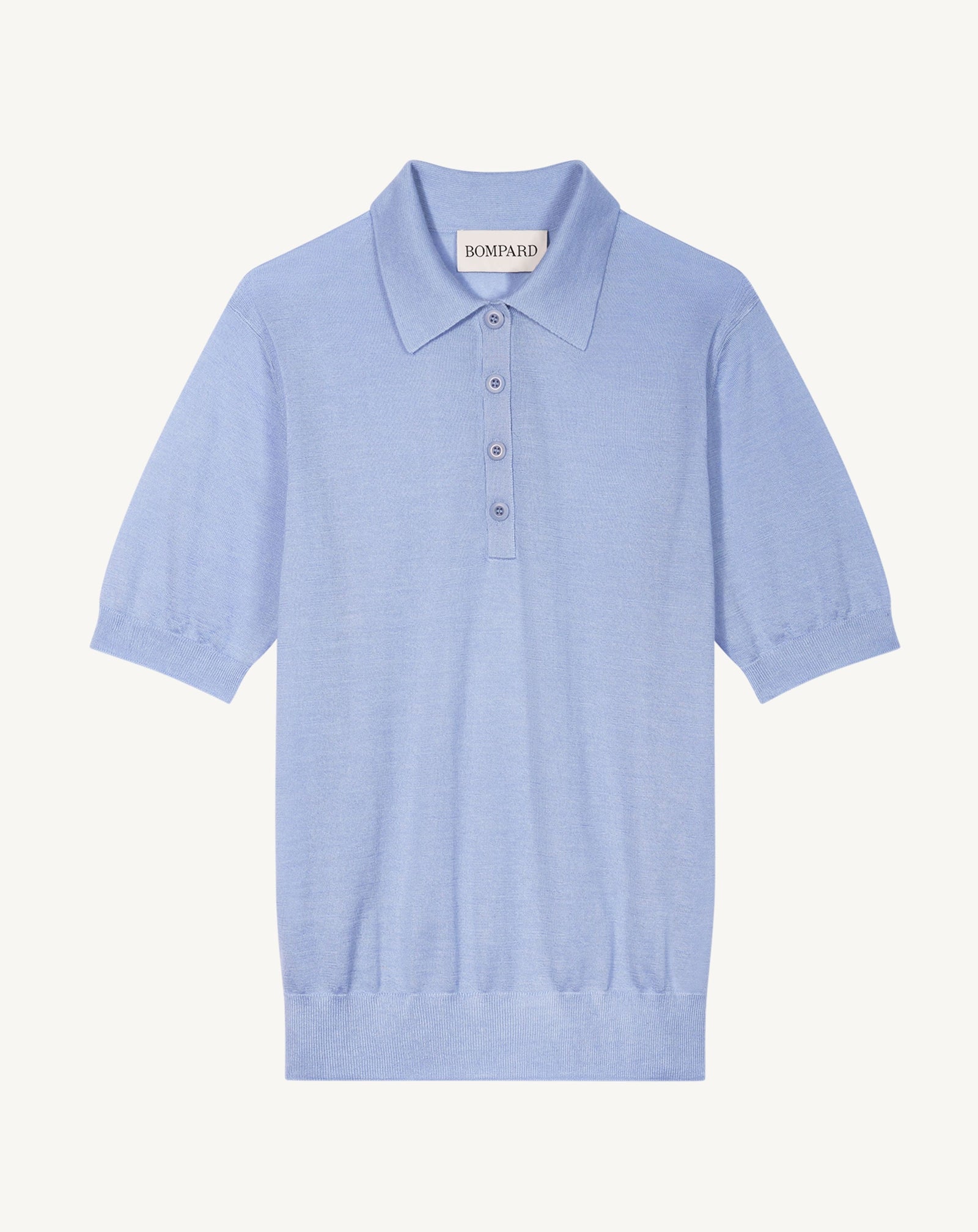 Polo ultrafin-BLEU AGATE-70% cachemire 30% soie