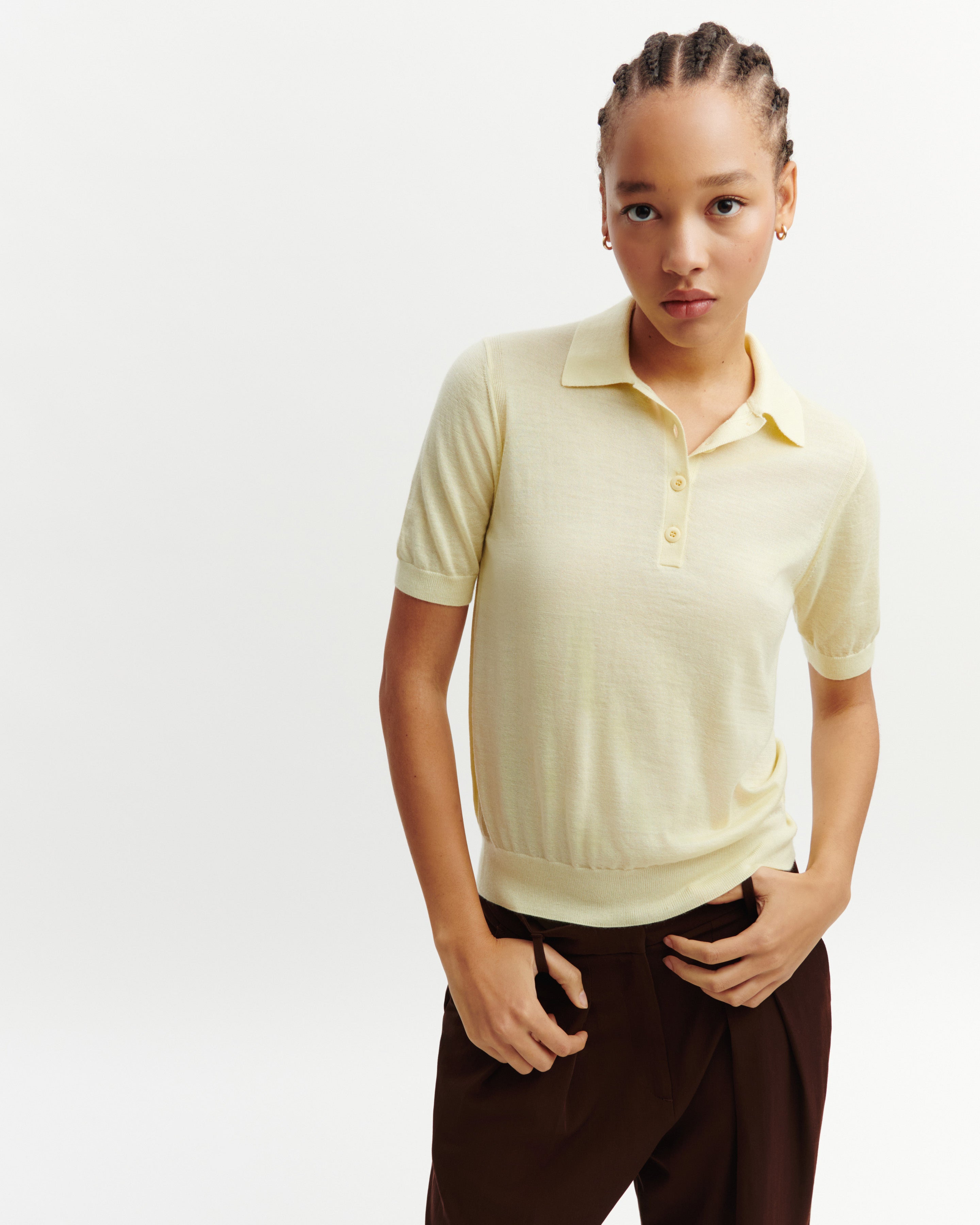 Polo ultrafin-ZESTE-70% cachemire 30% soie