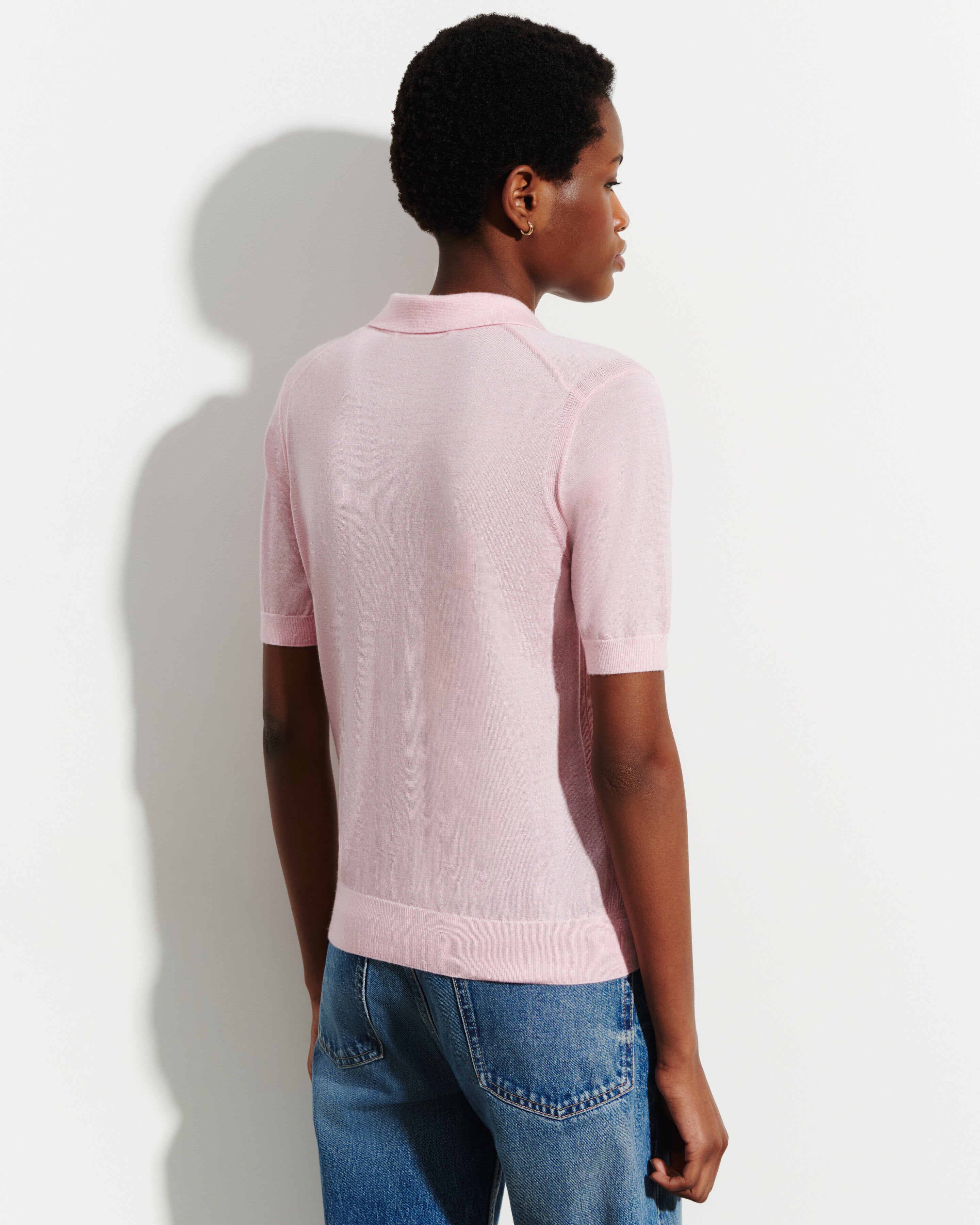 Polo ultrafin-SAKURA-70% cachemire 30% soie