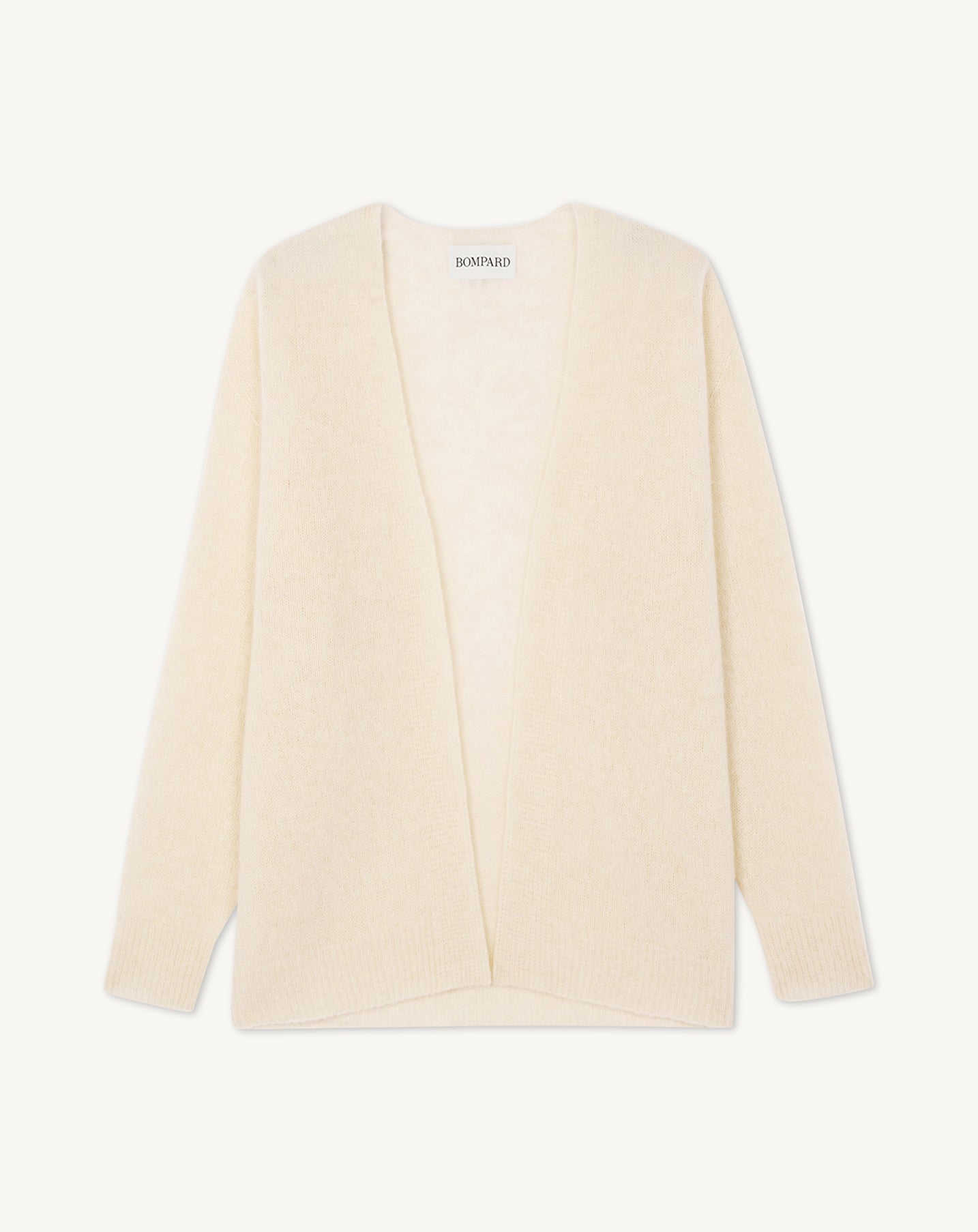 Gilet cachemire plume-NATUREL-30% cachemire 30% soie 40% alpaga