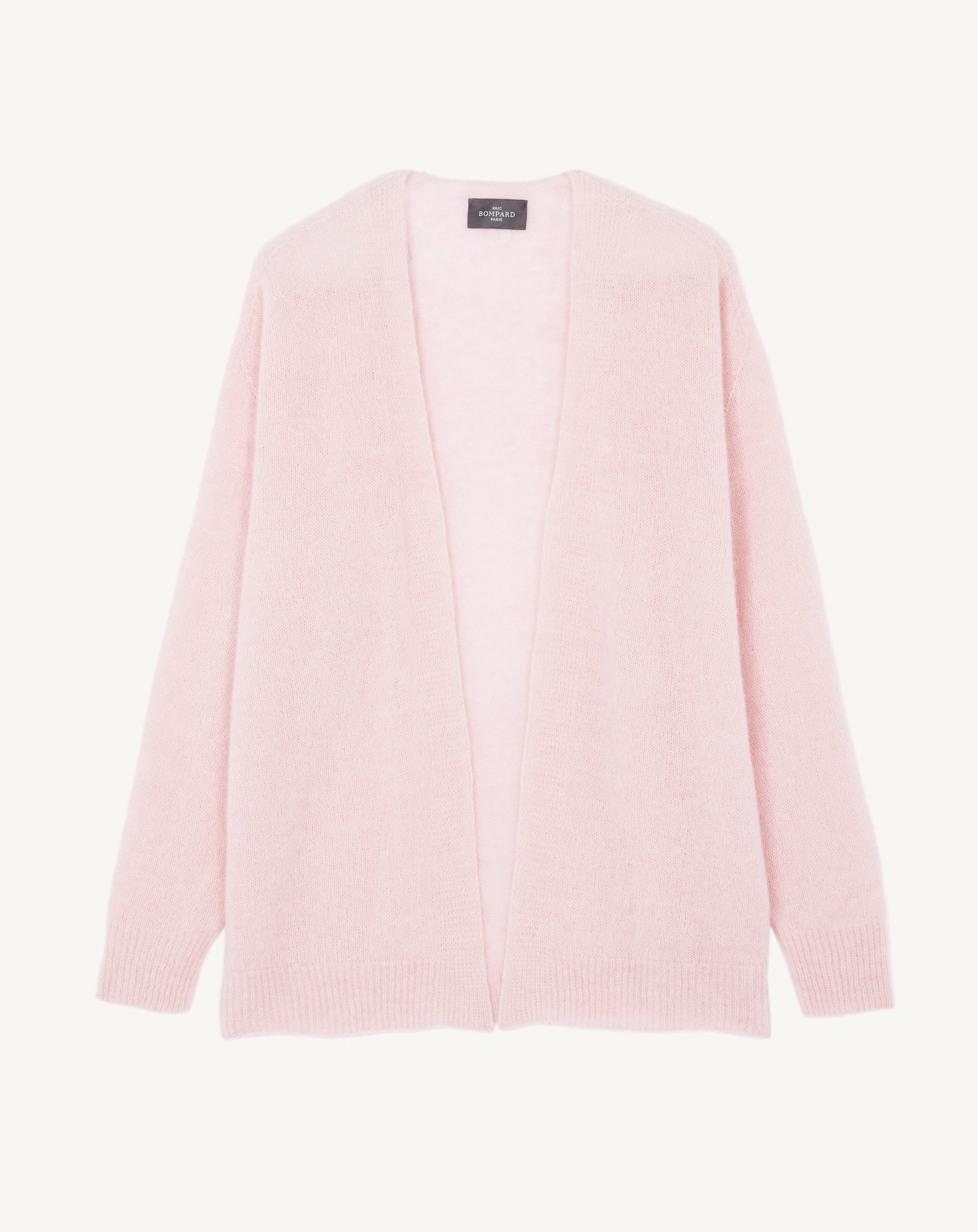 Gilet cachemire plume-CERISIER-30% cachemire 30% soie 40% alpaga