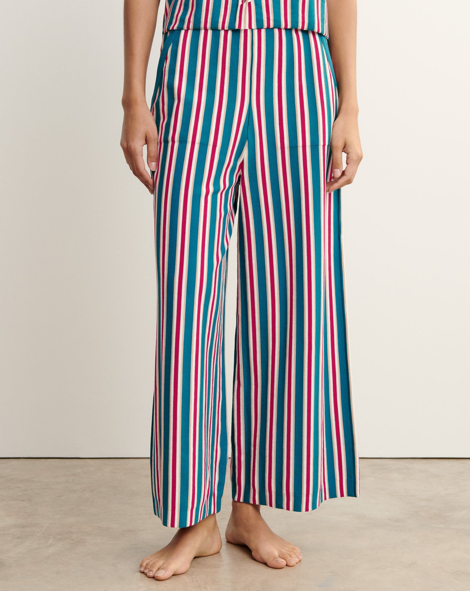 Gestreifte Hose