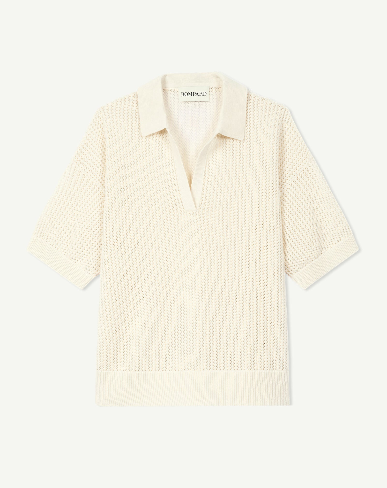 Top oversized pointelle-PANNA-90% coton bio 10% soie