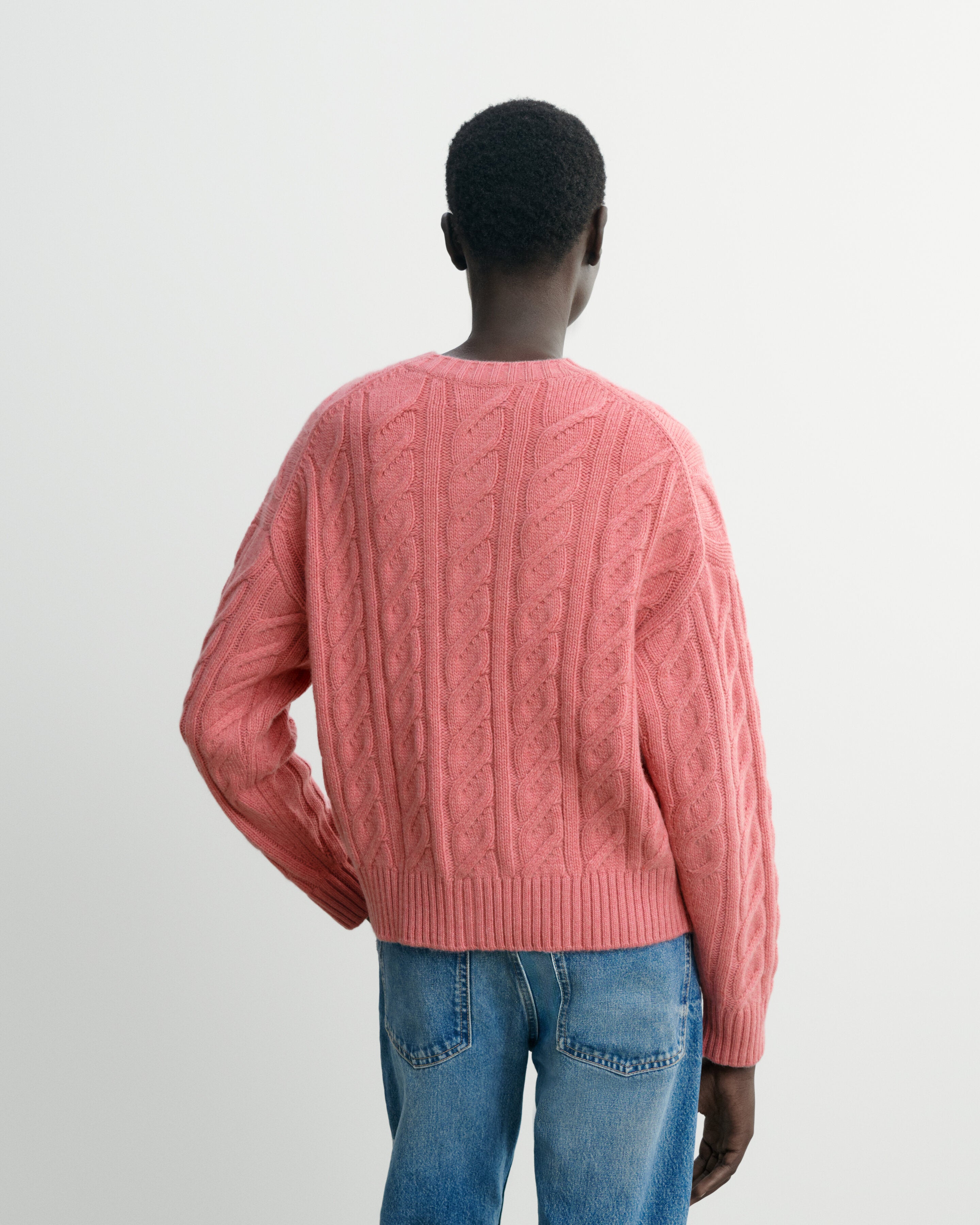 Cardigan maxi torsades-ROSE CAMEO-100% cachemire