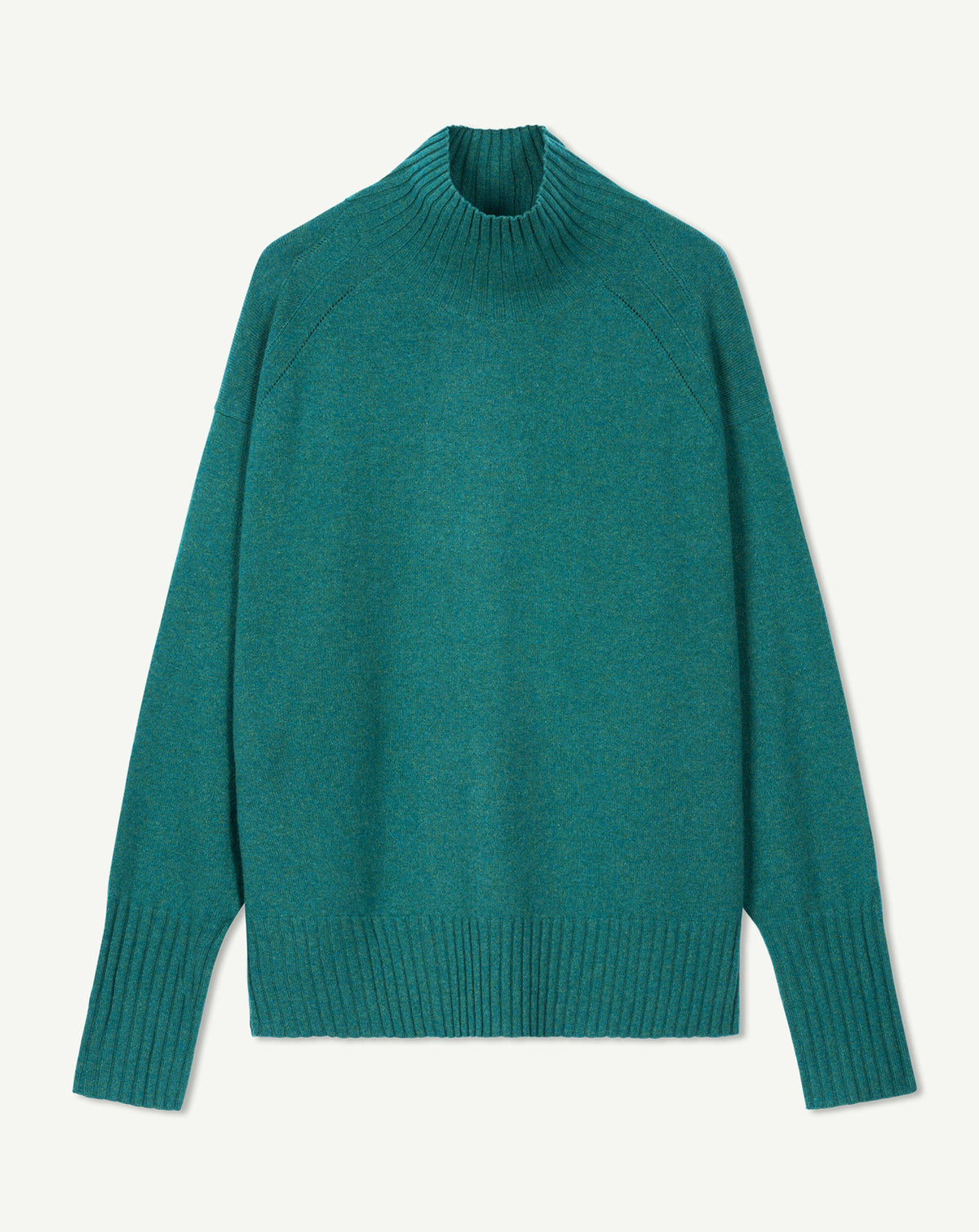 Pull Femme 100% Cachemire Turquoise - Taille 38 (40) - Dégriffé - Etat Parfait