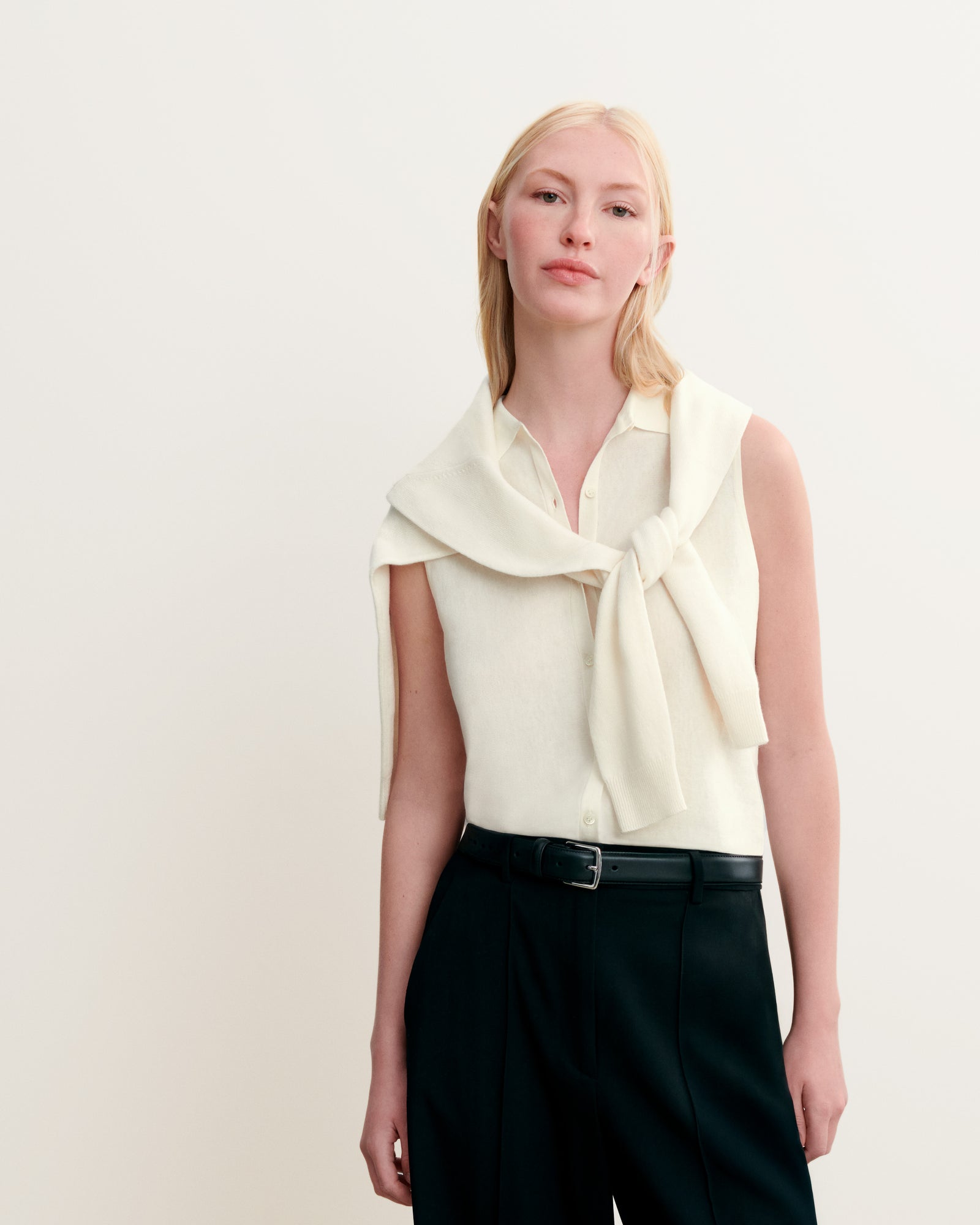 Chemise sans manches-PANNA-100% coton