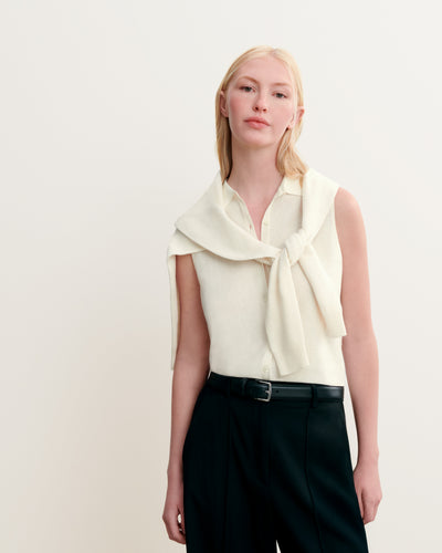 Chemise sans manches-PANNA-100% coton