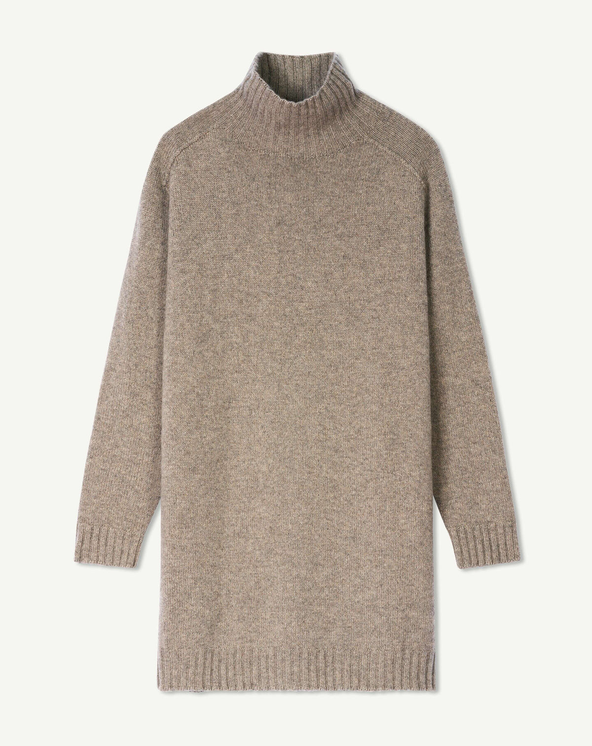 Robe col montant-MILLET-100% cachemire