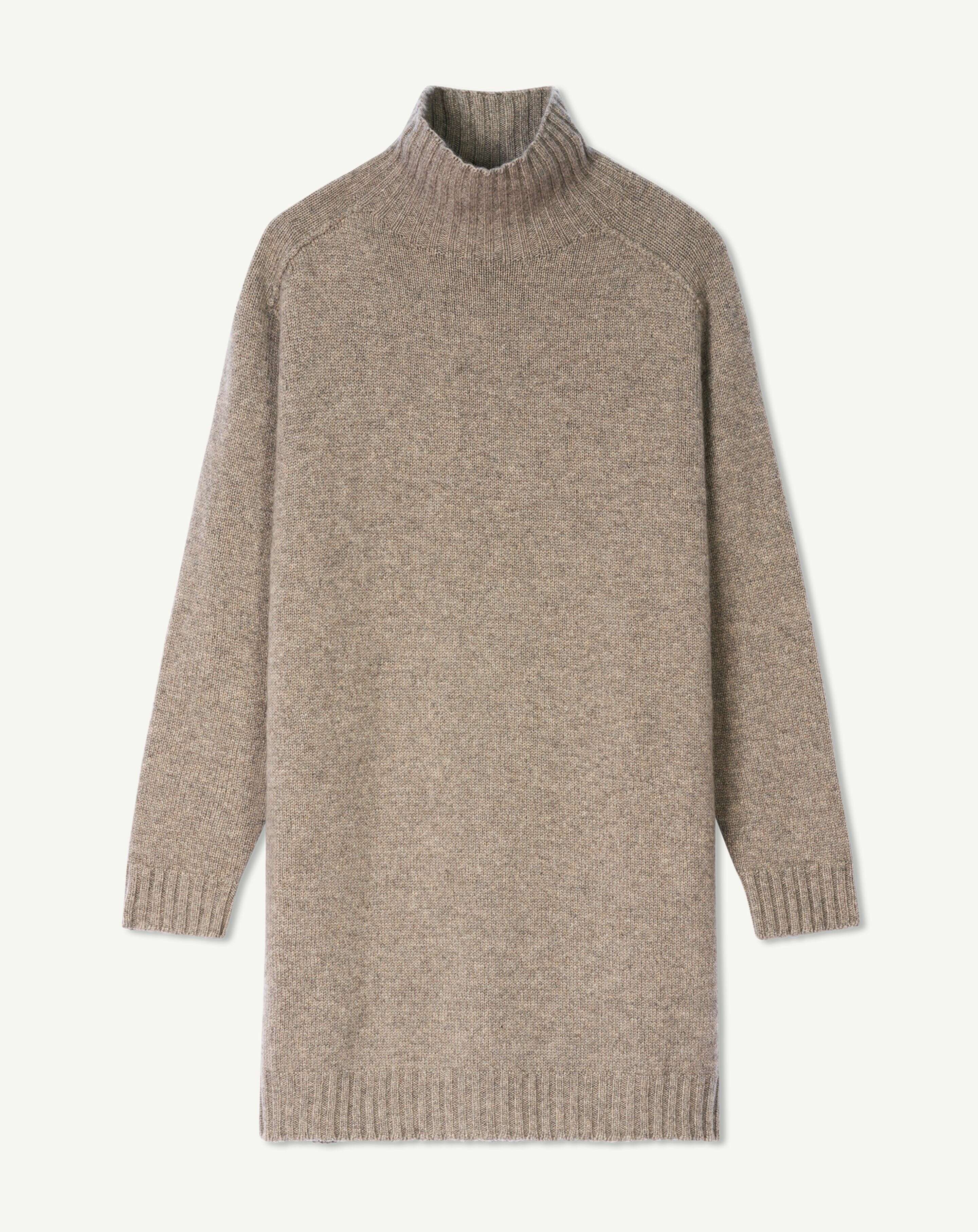 Robe col montant-MILLET-100% cachemire