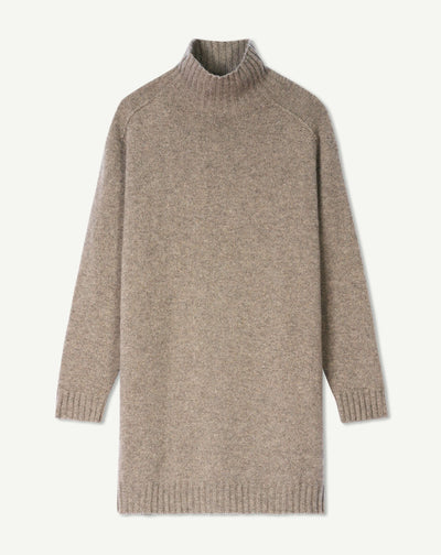 Robe col montant-MILLET-100% cachemire