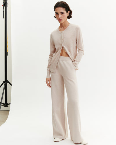 Pantalon milano-TOURTERELLE-85% pima coton 15% cachemire