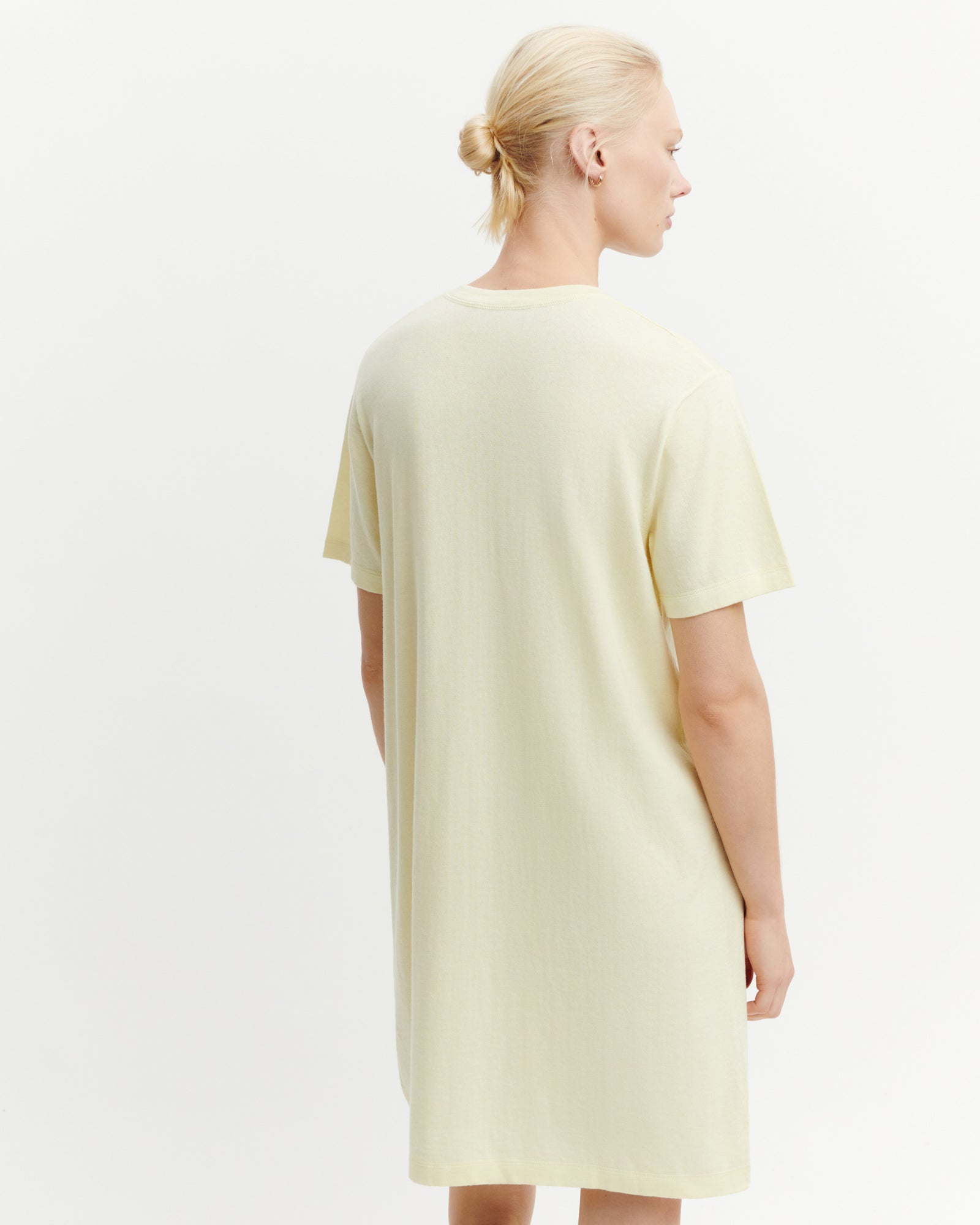 Robe T-shirt courte-ZESTE-85% pima coton 15% cachemire