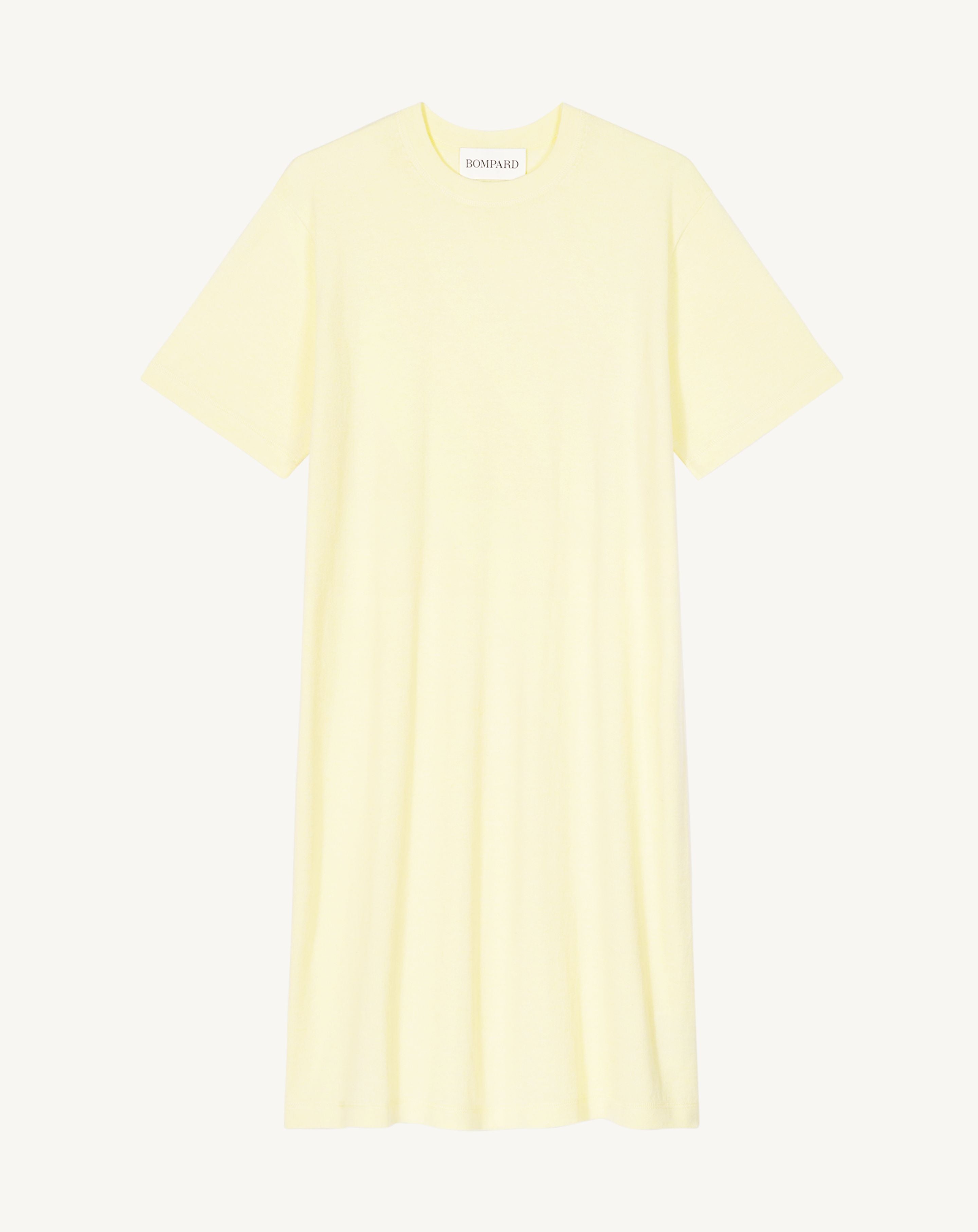 Robe T-shirt courte-ZESTE-85% pima coton 15% cachemire