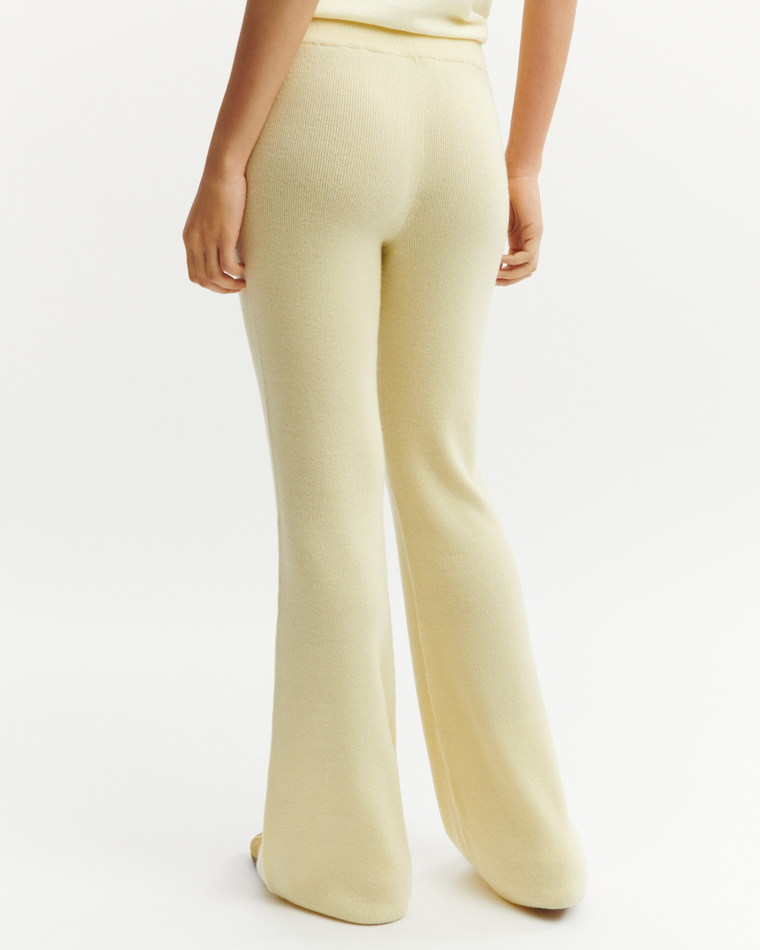 Pantalon évasé-ZESTE-100% cachemire