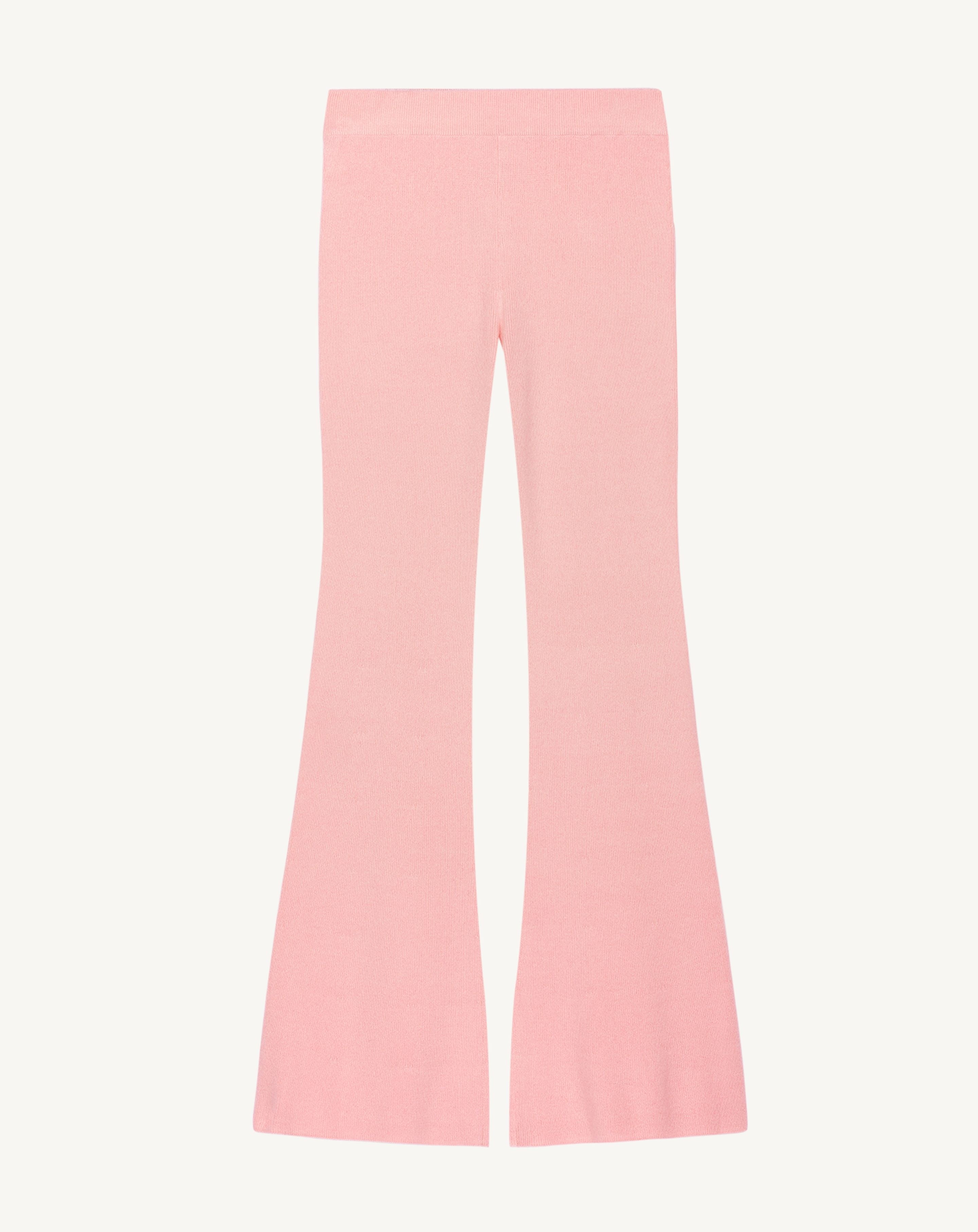 Pantalon évasé-SAKURA-100% cachemire