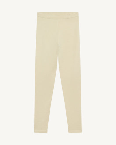 Leggings-ECRU VINTAGE-100% cachemire