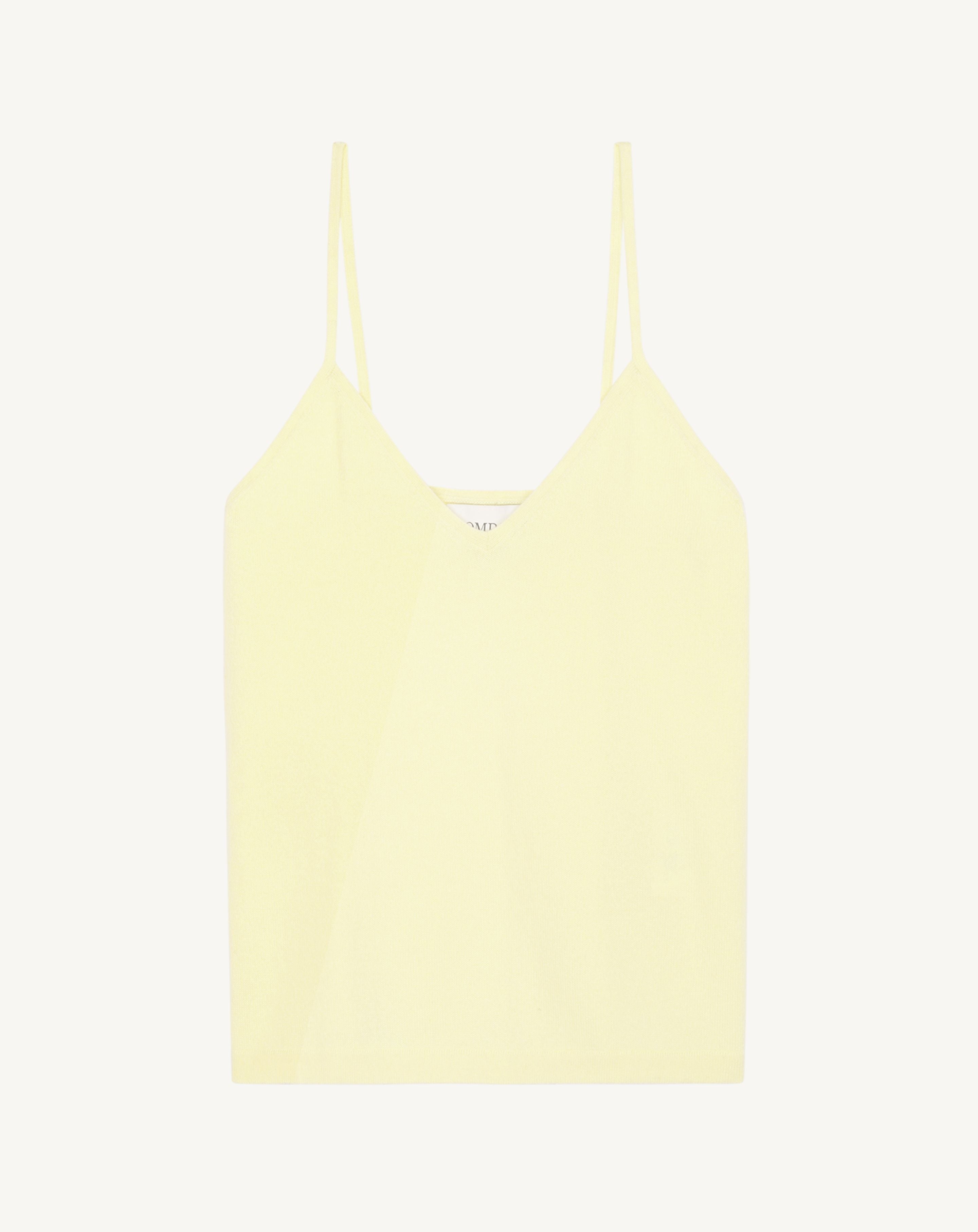 Débardeur à bretelles-ZESTE-100% cachemire