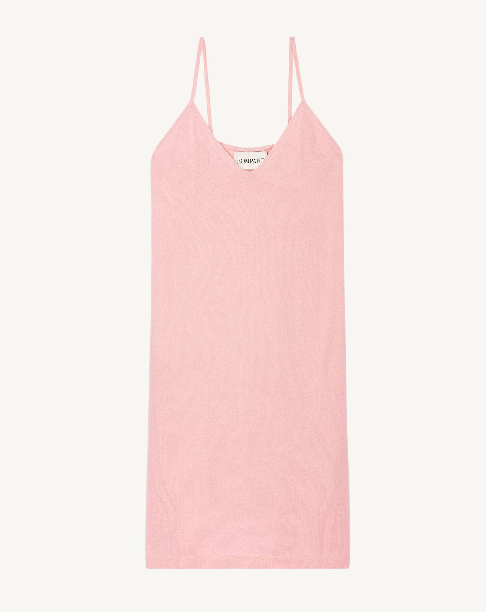 Robe courte à bretelles-SAKURA-100% cachemire