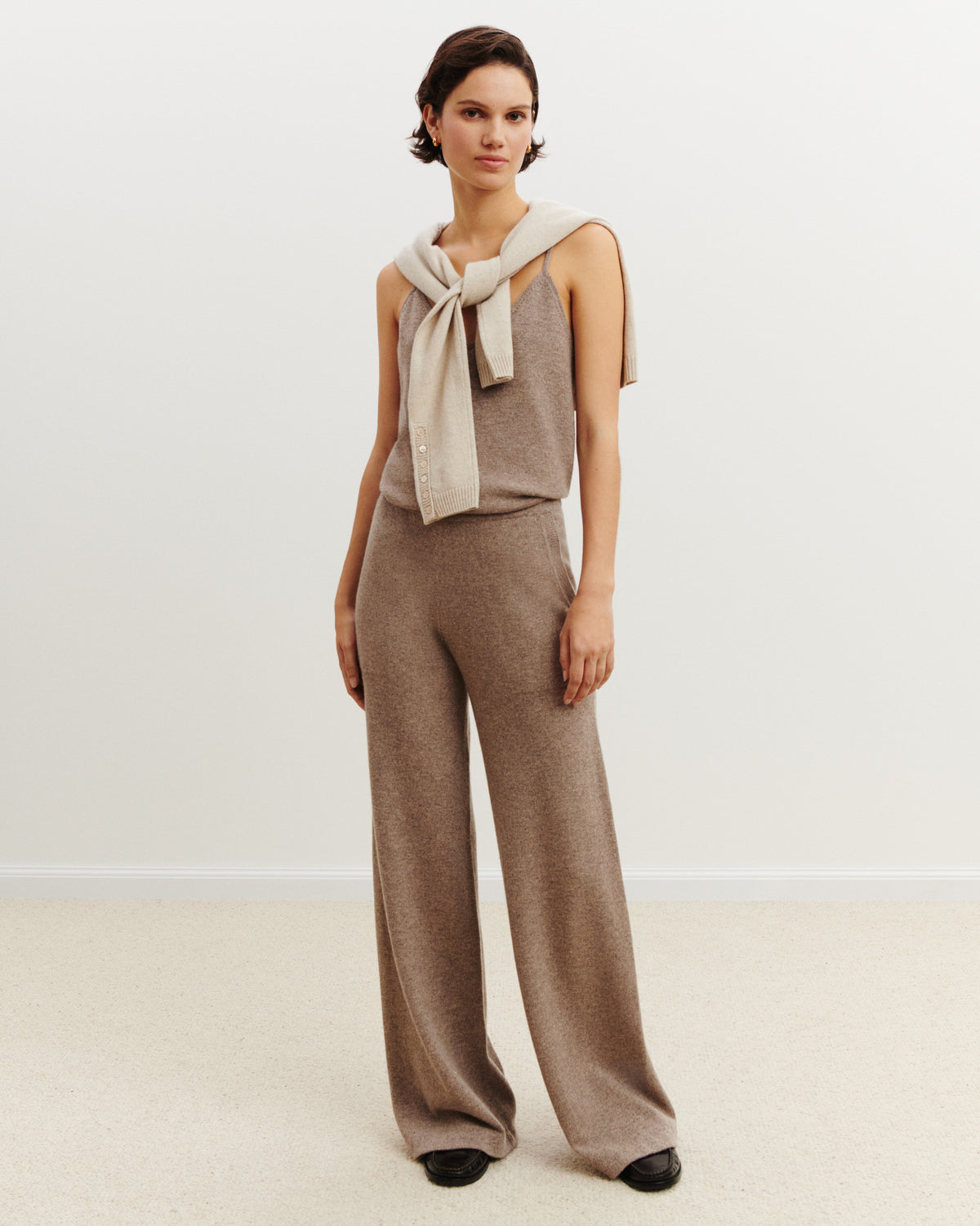 Pantalon ample-MILLET-100% cachemire