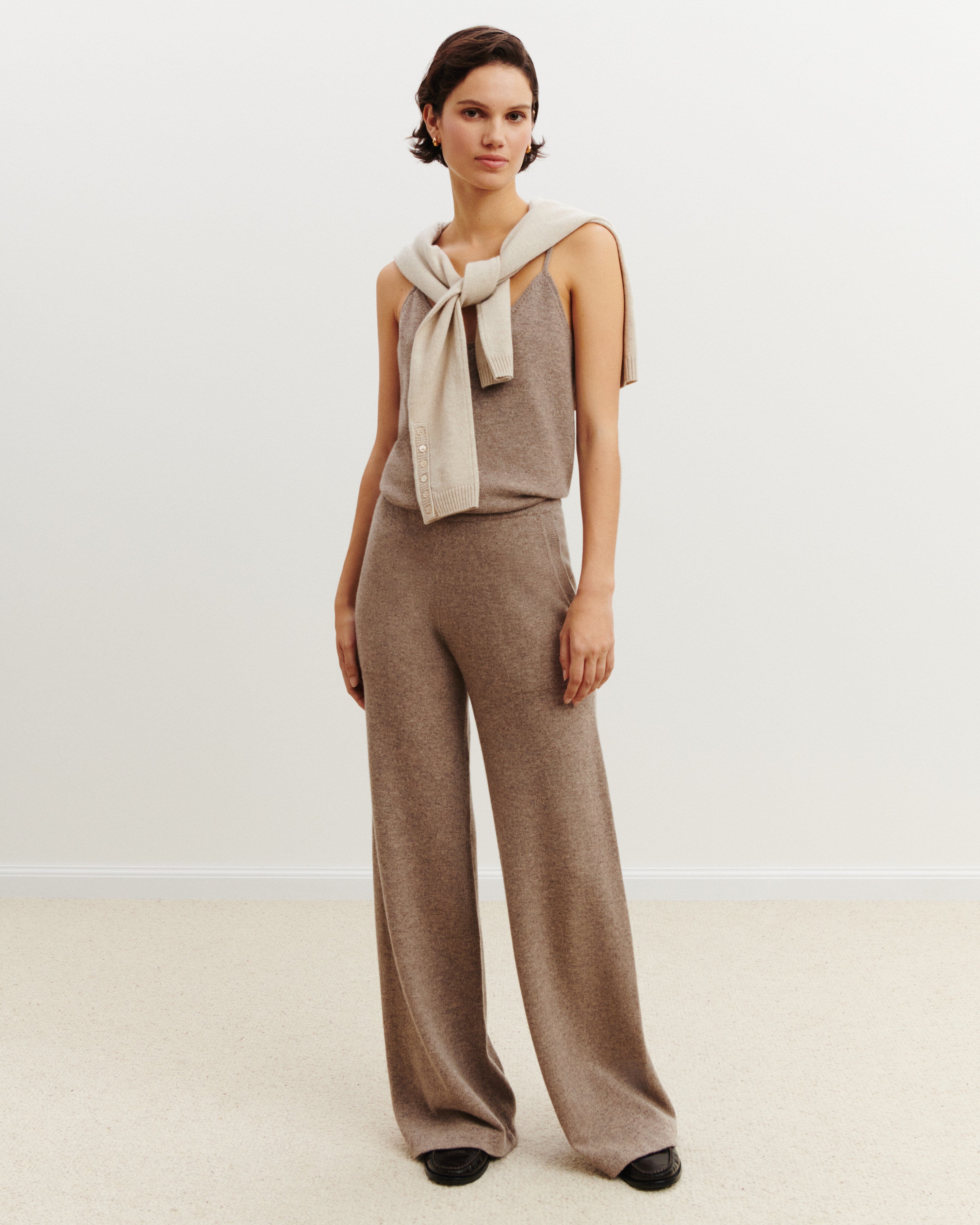 Pantalon ample-MILLET-100% cachemire