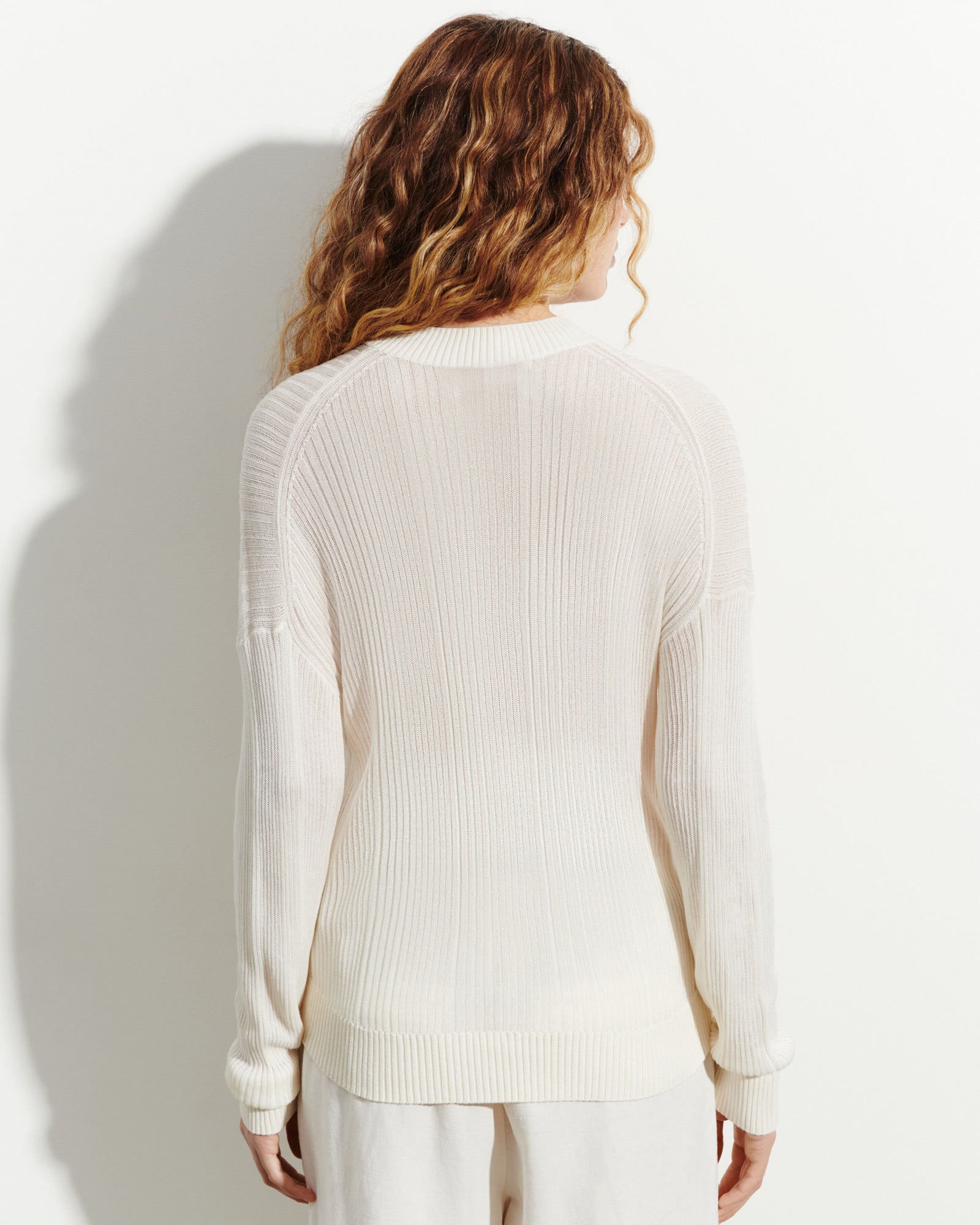 Col rond côtes transparentes-PANNA-50% soie 50% coton