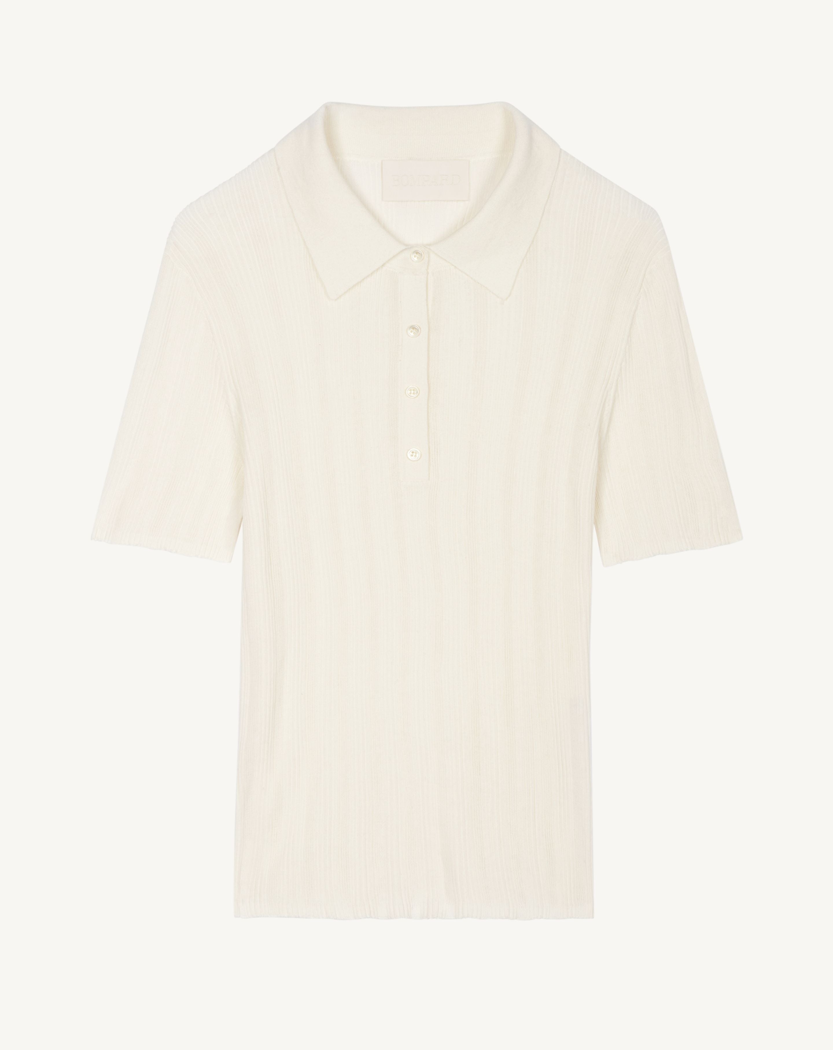 Polo ultrafin à côtes-PANNA-100% coton