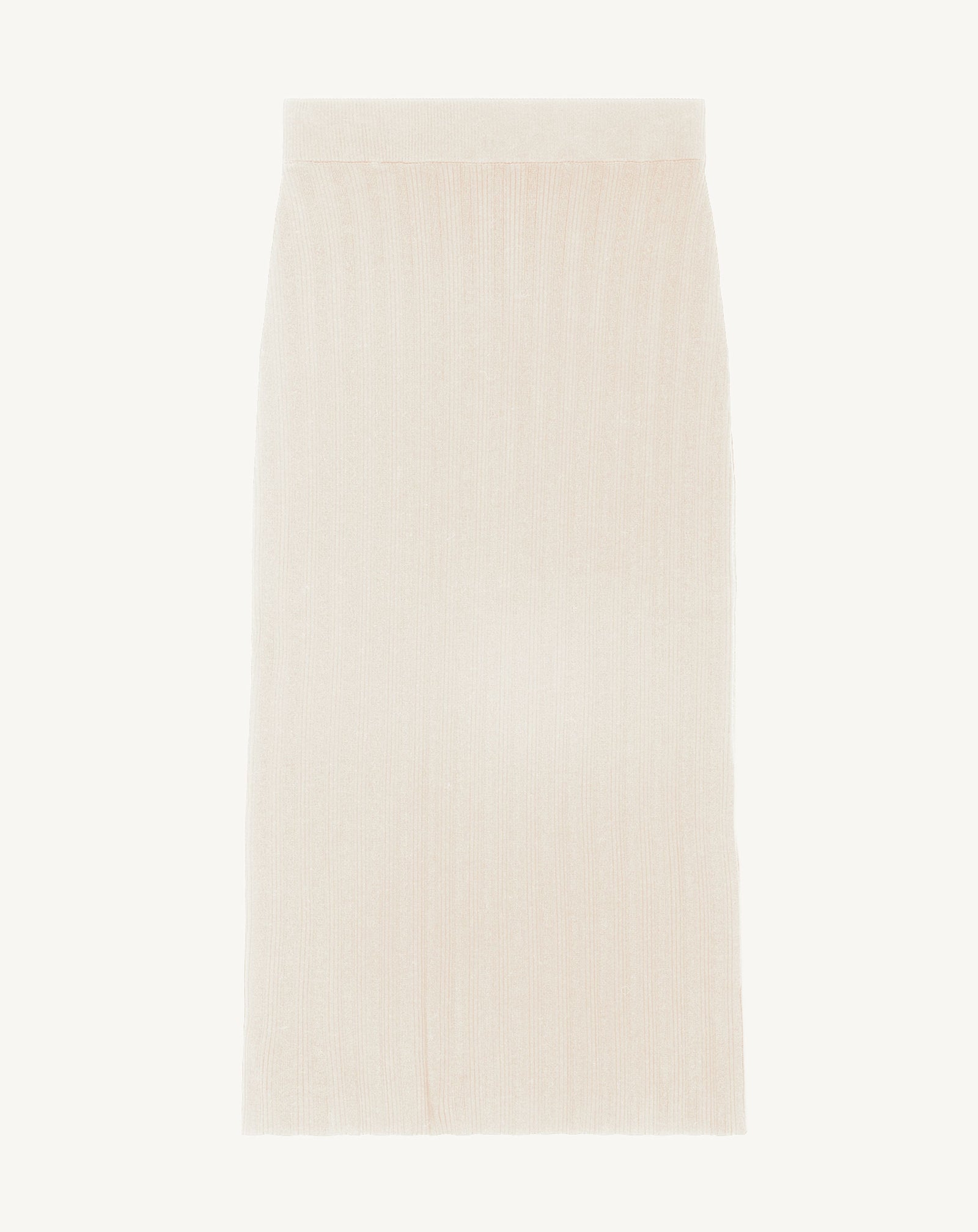 Jupe en ultrafin à côtes-PANNA-84% coton 14% polyamide 2% elasthane