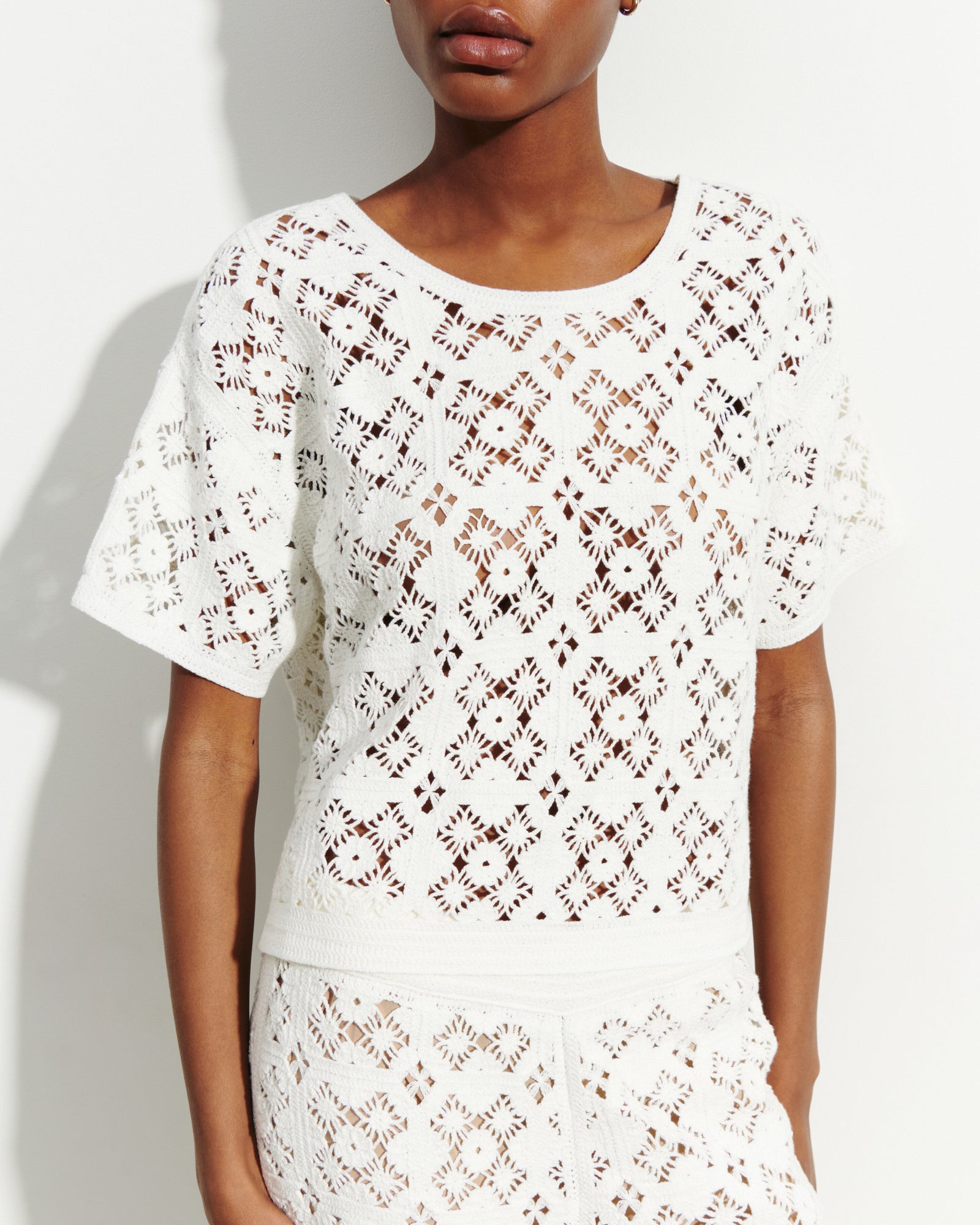 Top guipure-NATUREL-100% coton