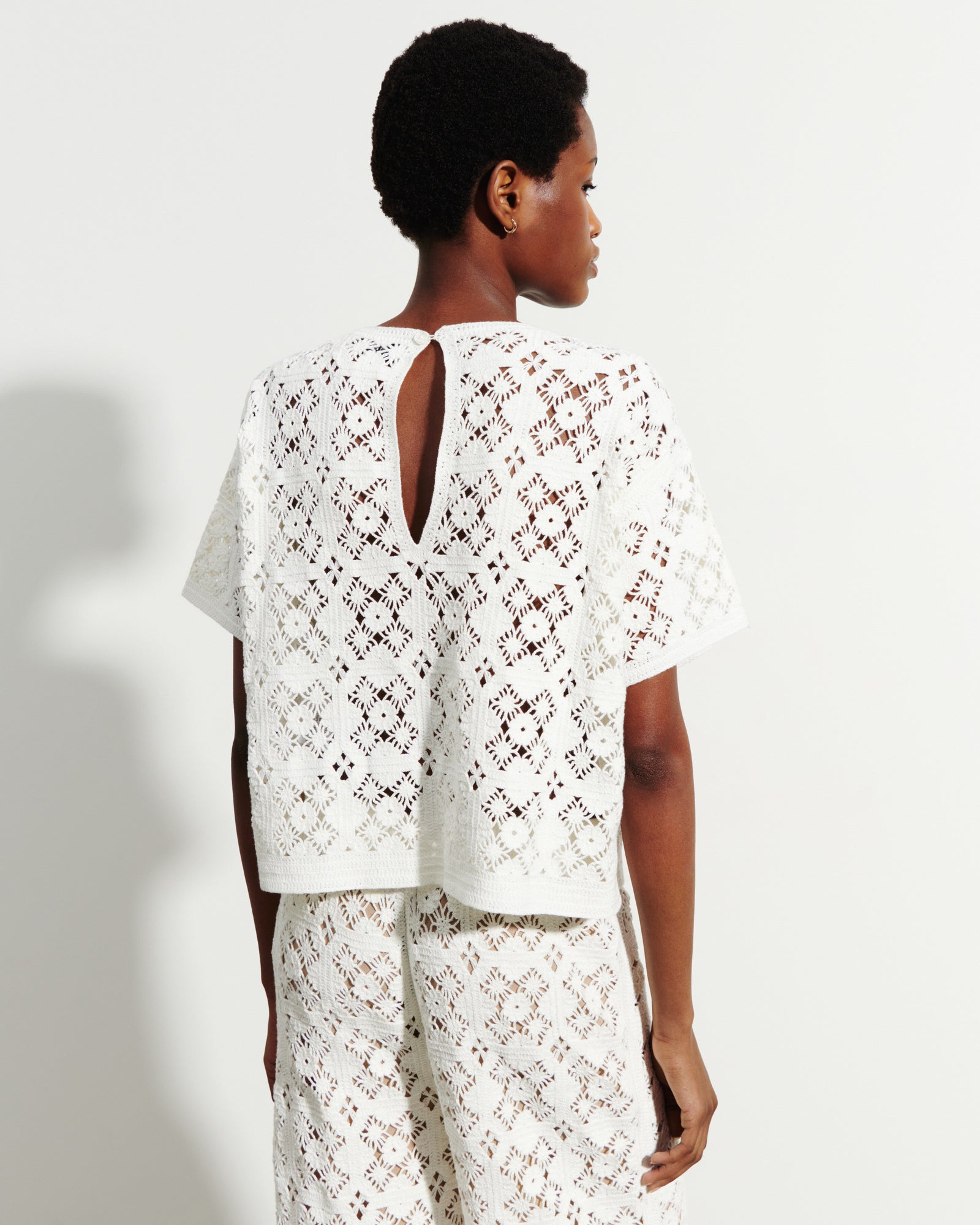 Top guipure-NATUREL-100% coton