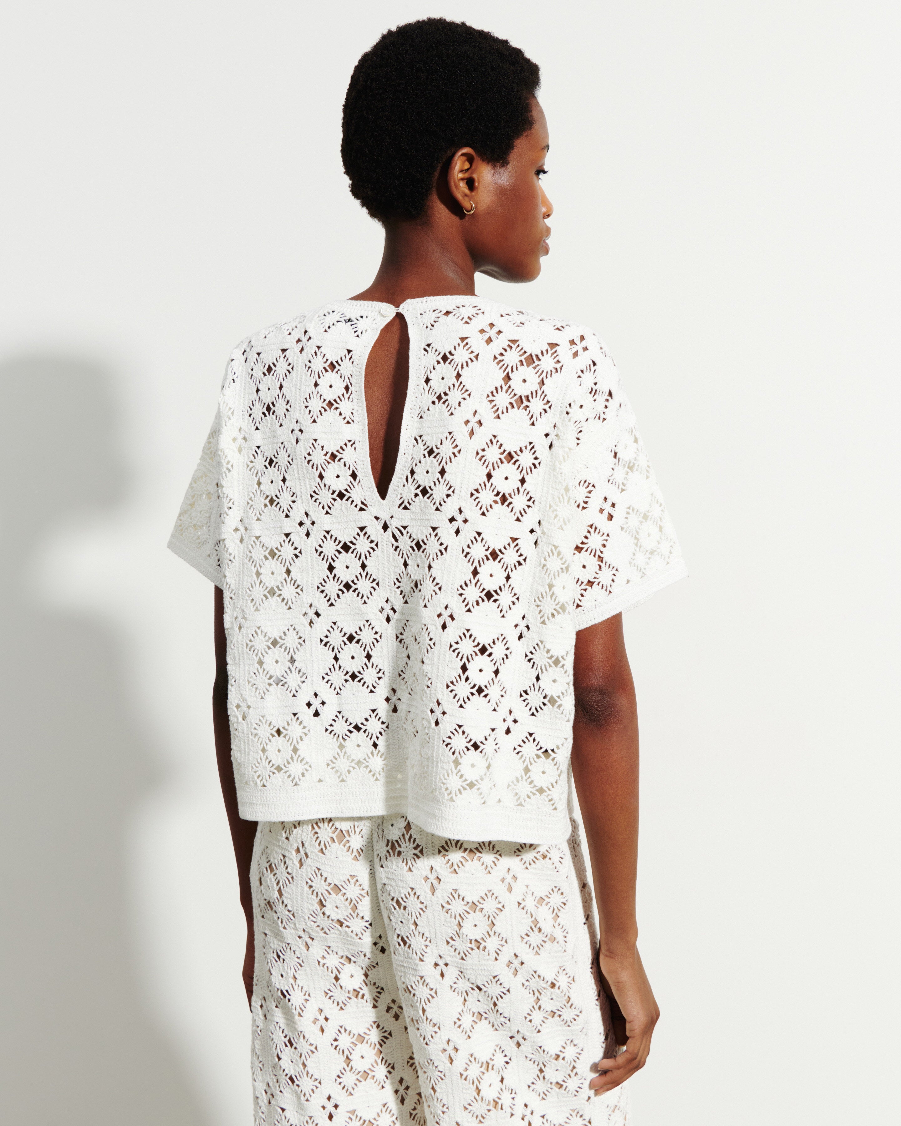 Top guipure-NATUREL-100% coton
