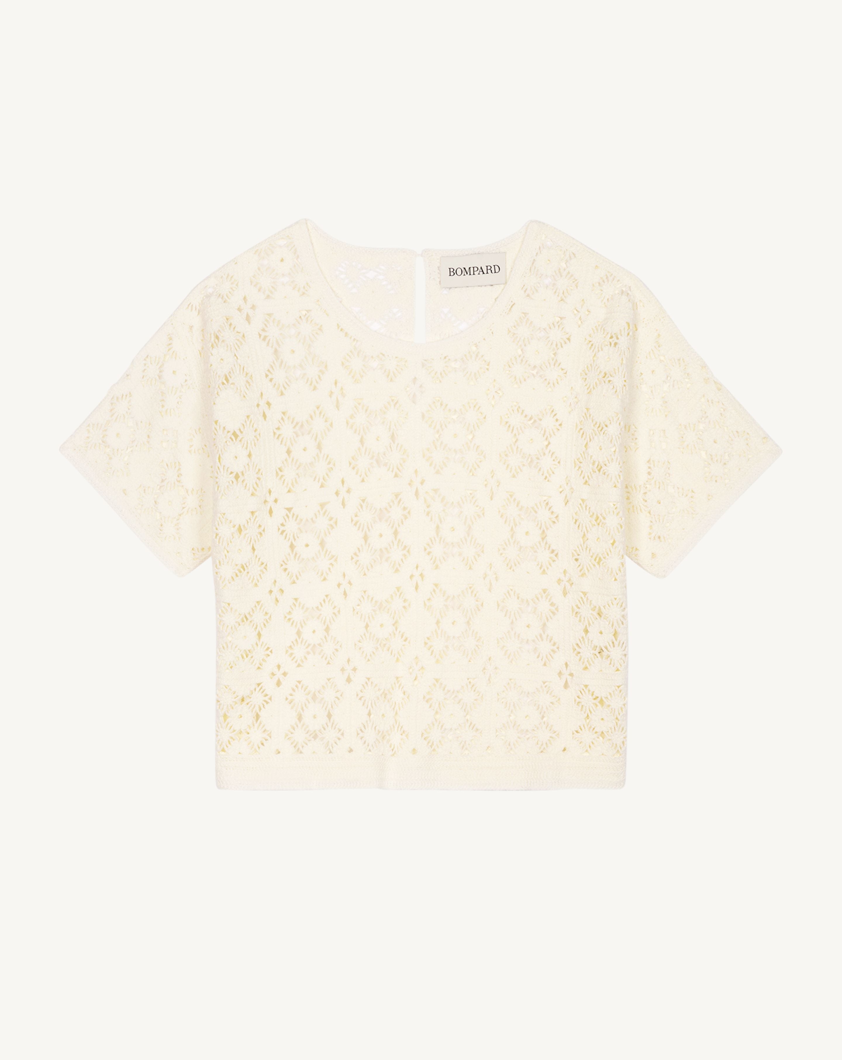 Top guipure-NATUREL-100% coton