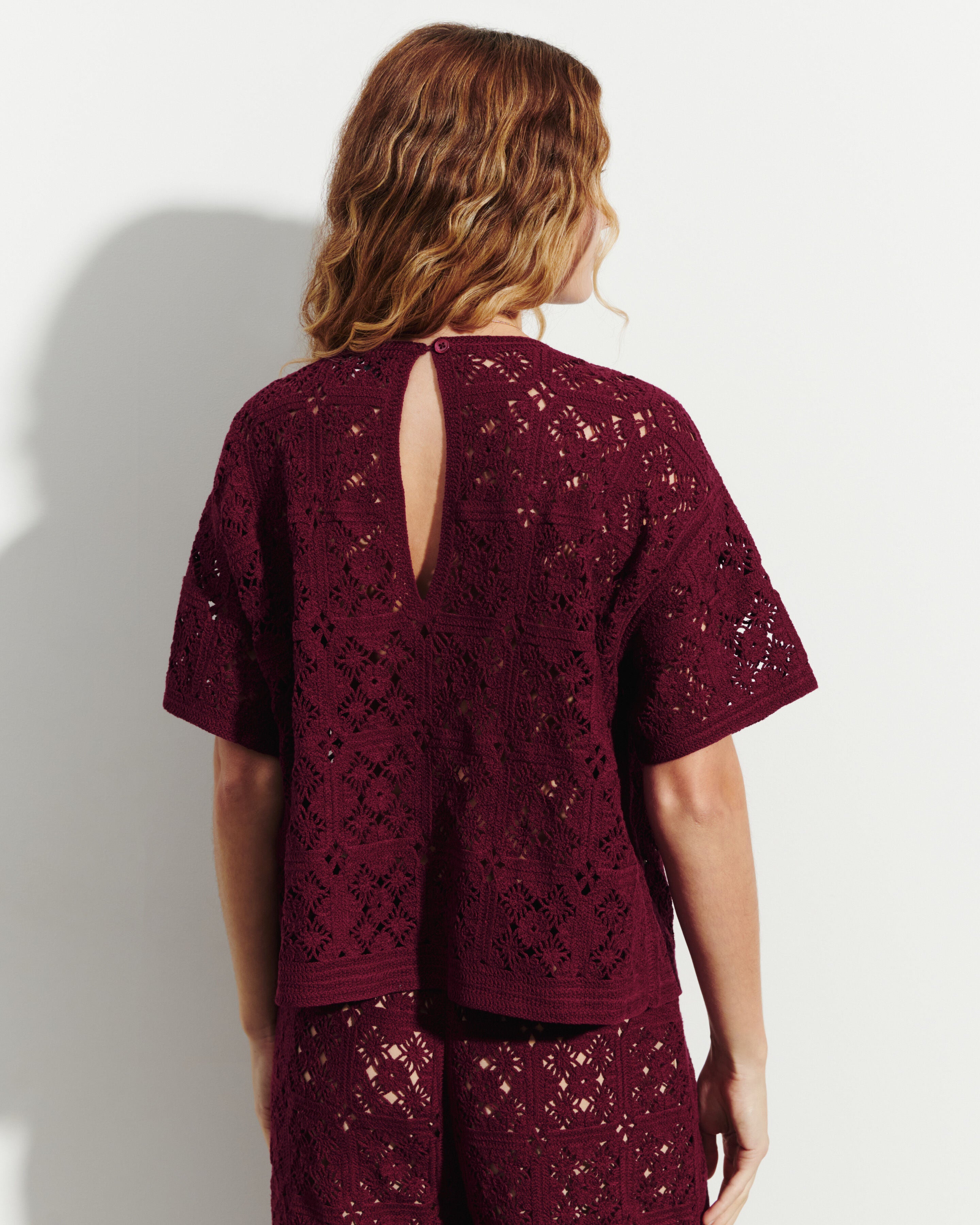 Top guipure-OXALIS-100% coton