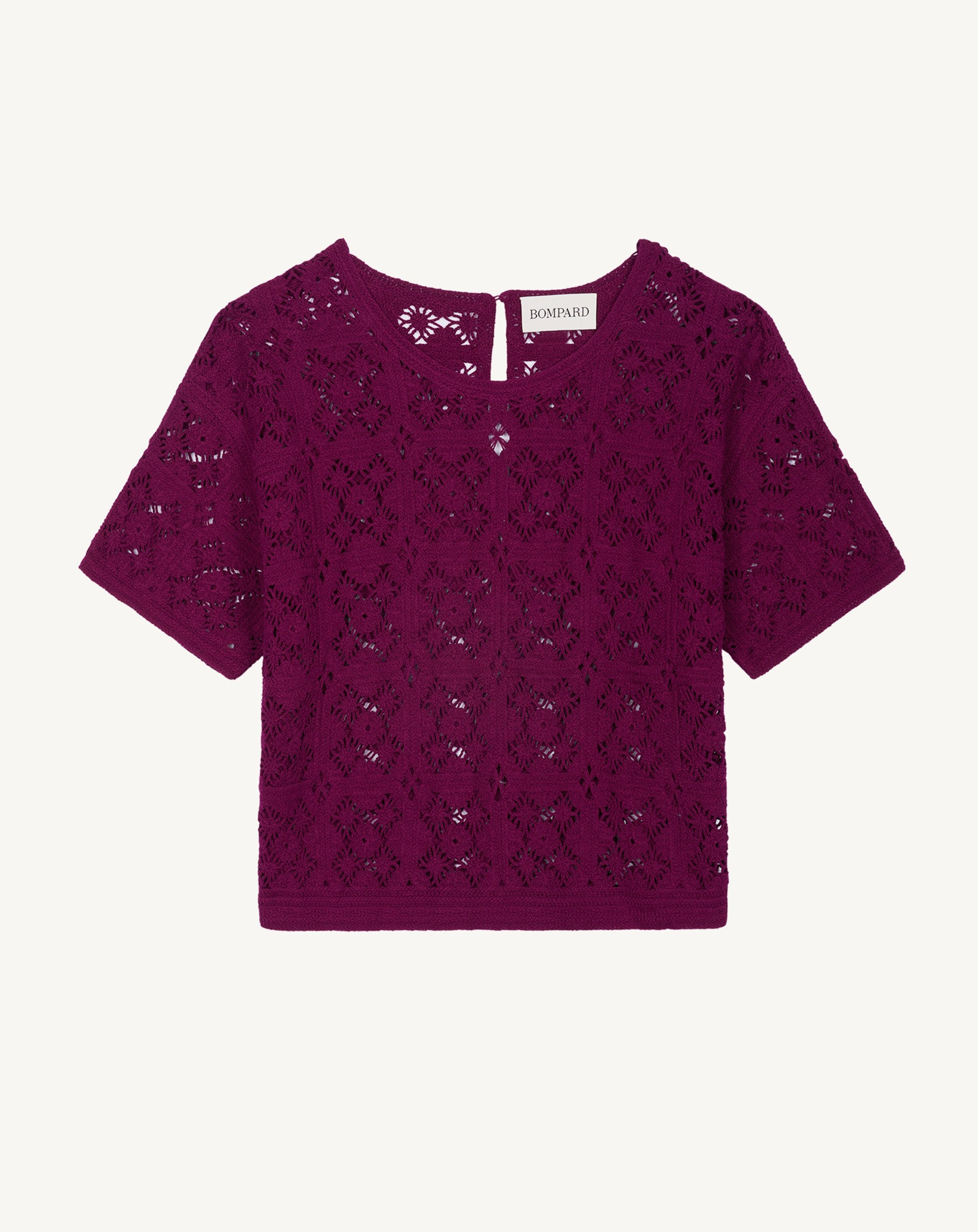Top guipure-OXALIS-100% coton