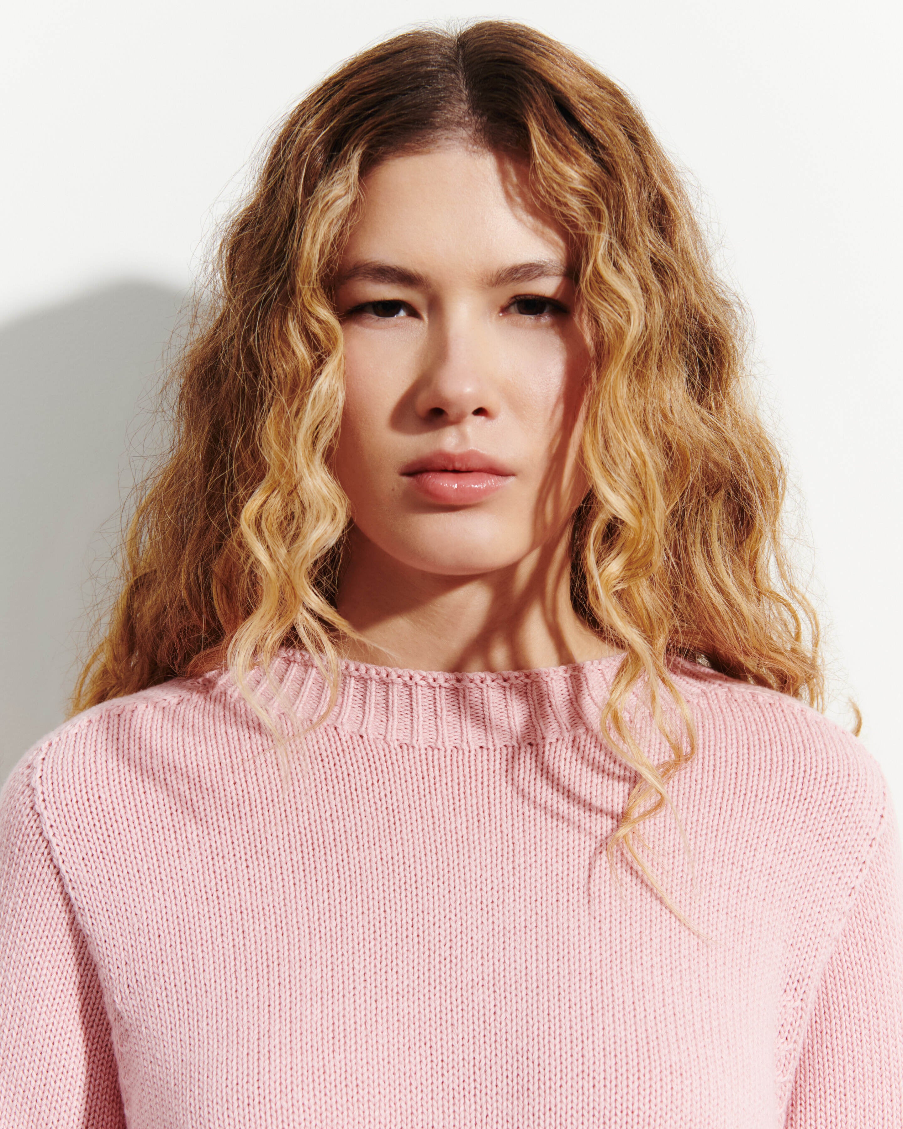 Col rond sans coutures-SAKURA-80% coton 20% cachemire