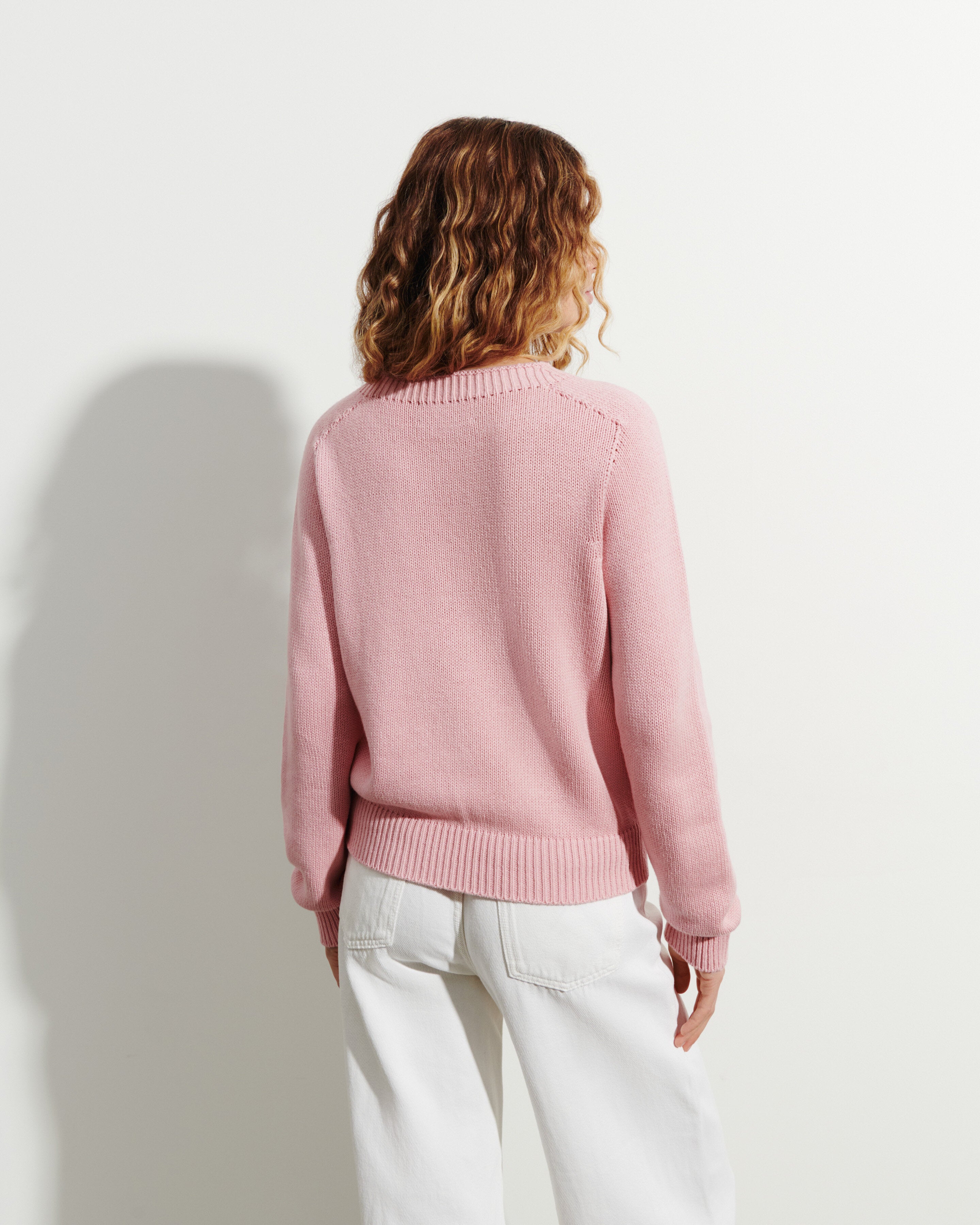 Col rond sans coutures-SAKURA-80% coton 20% cachemire