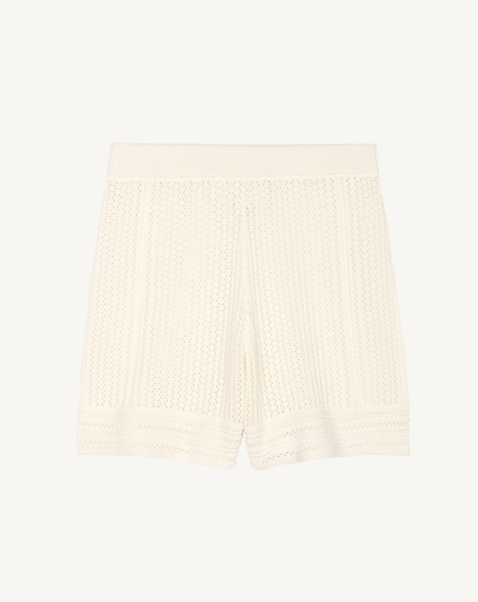 Short pointelle-NATUREL-100% coton