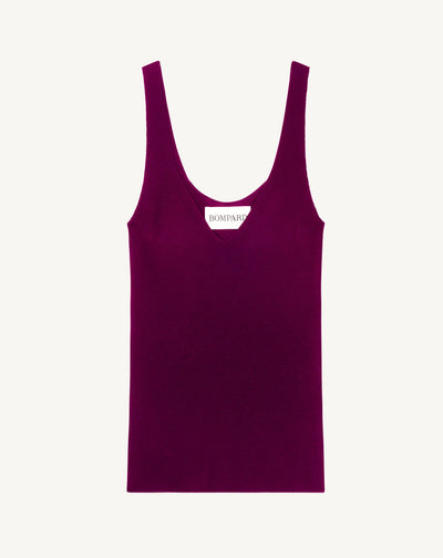 Débardeur sans coutures-OXALIS-60% soie 40% coton