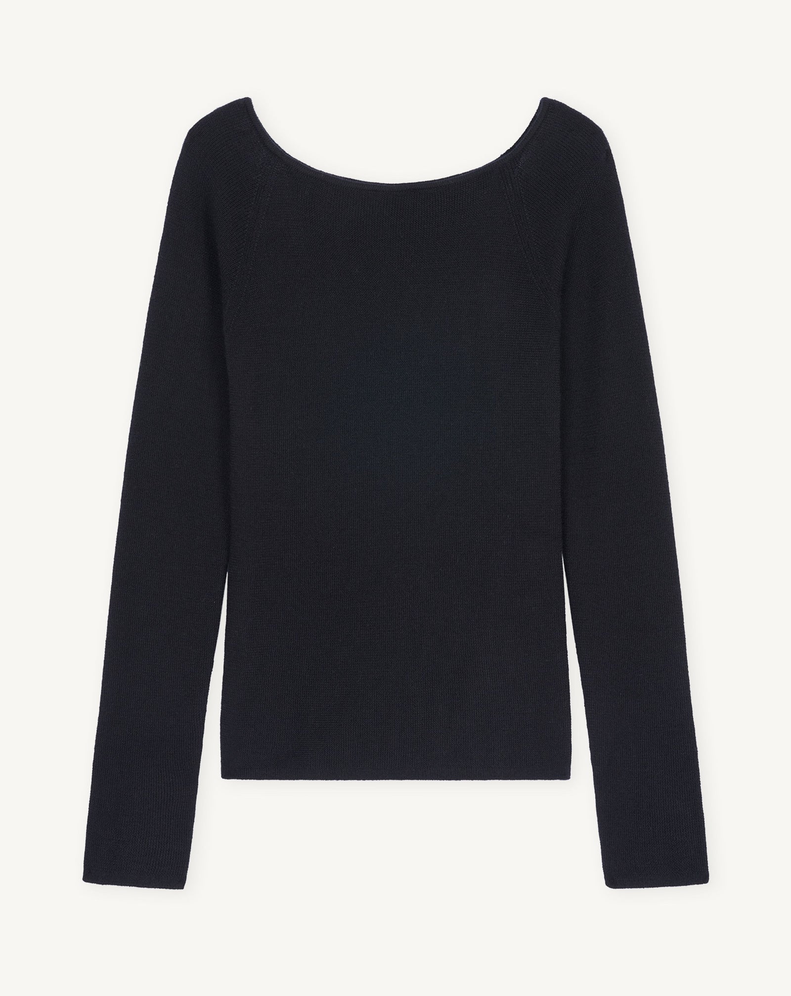 Top épaules dénudées-NOIR-70% cachemire 30% soie