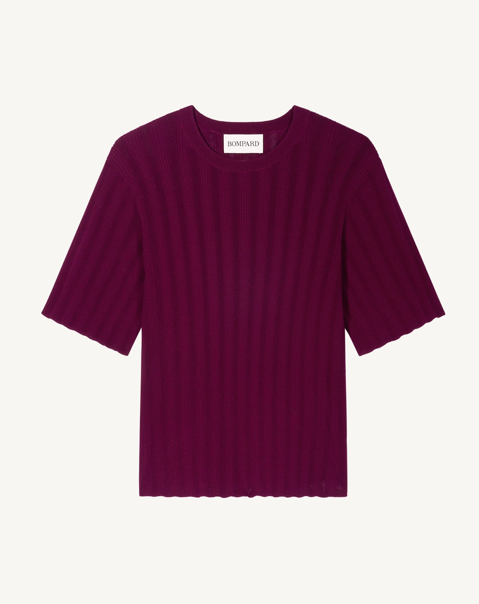 T-shirt ample à côtes-OXALIS-100% coton