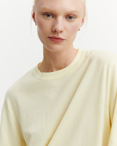 T-shirt ample-ZESTE-85% pima coton 15% cachemire