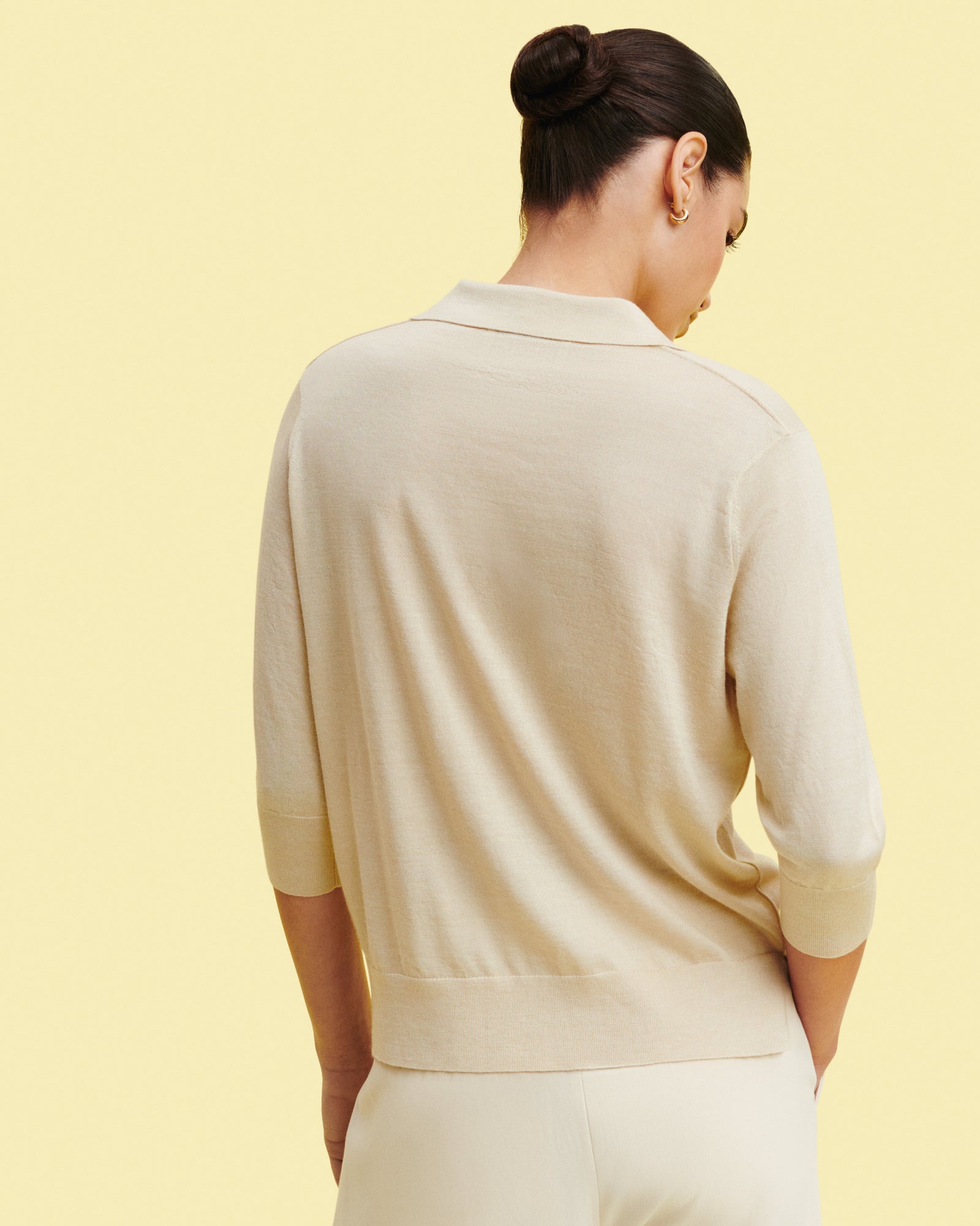 Polo en maille fluide