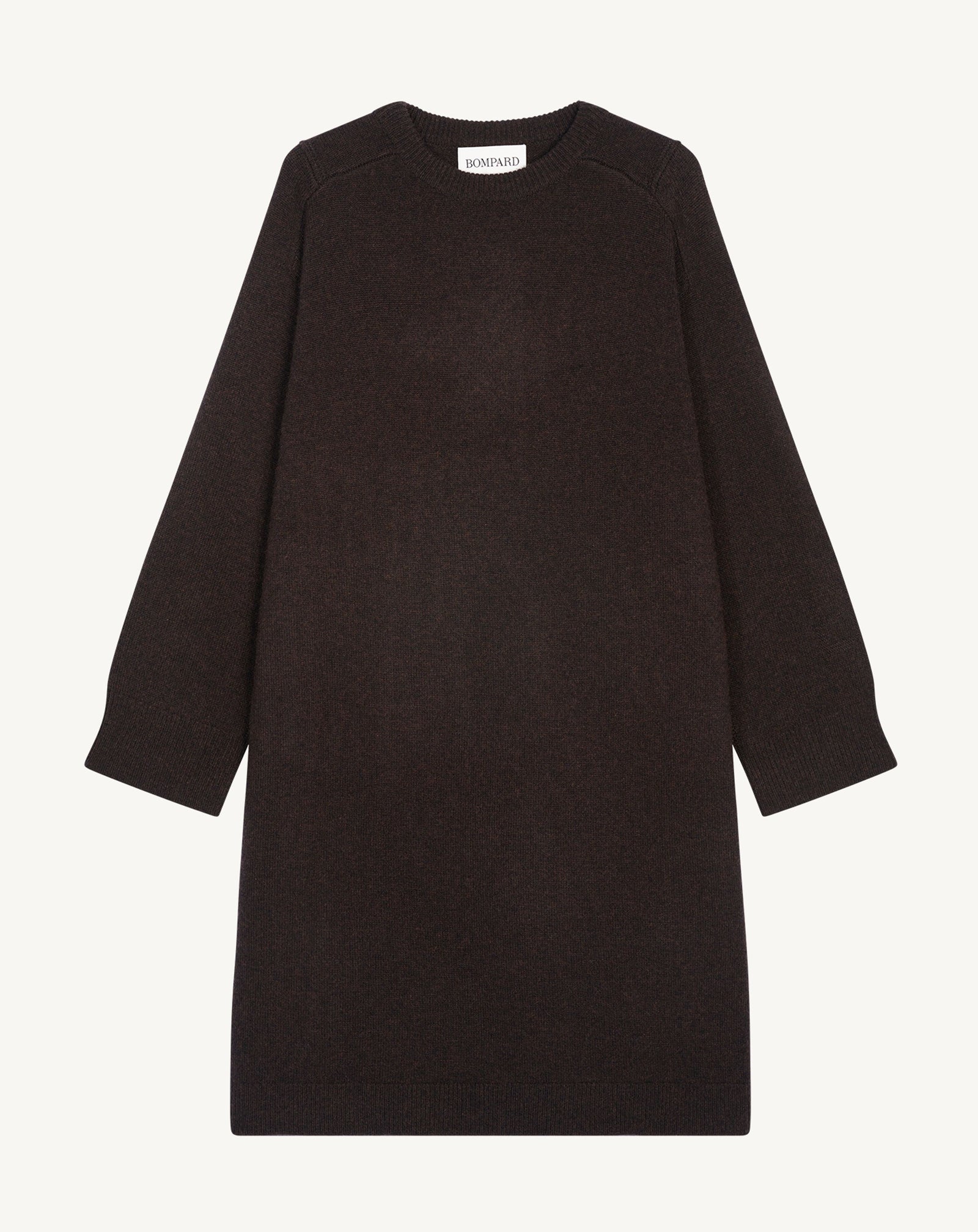 Robe midi monogramme-RISTRETTO-70% cachemire 30% soie
