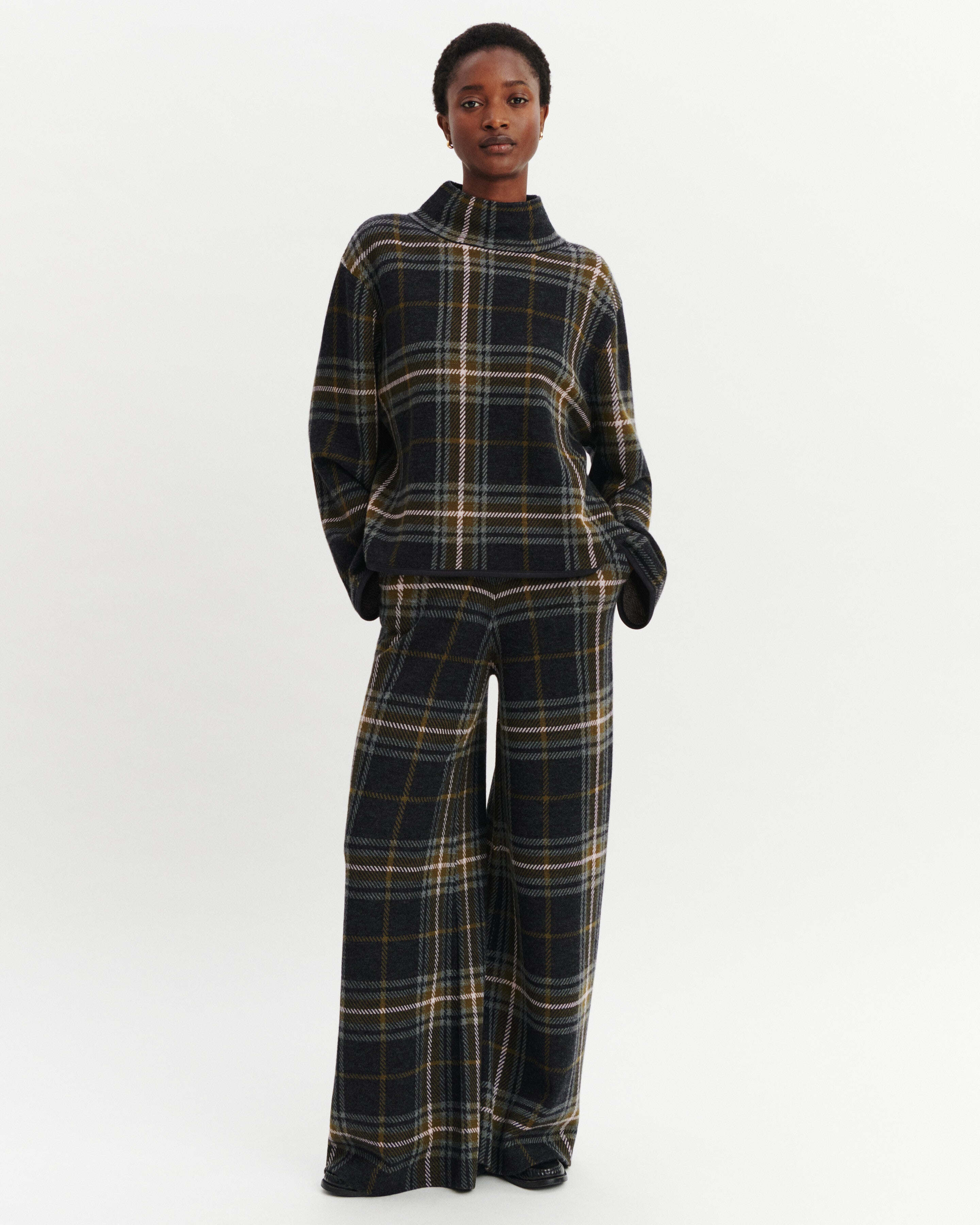 Hose mit Tartan-Muster
