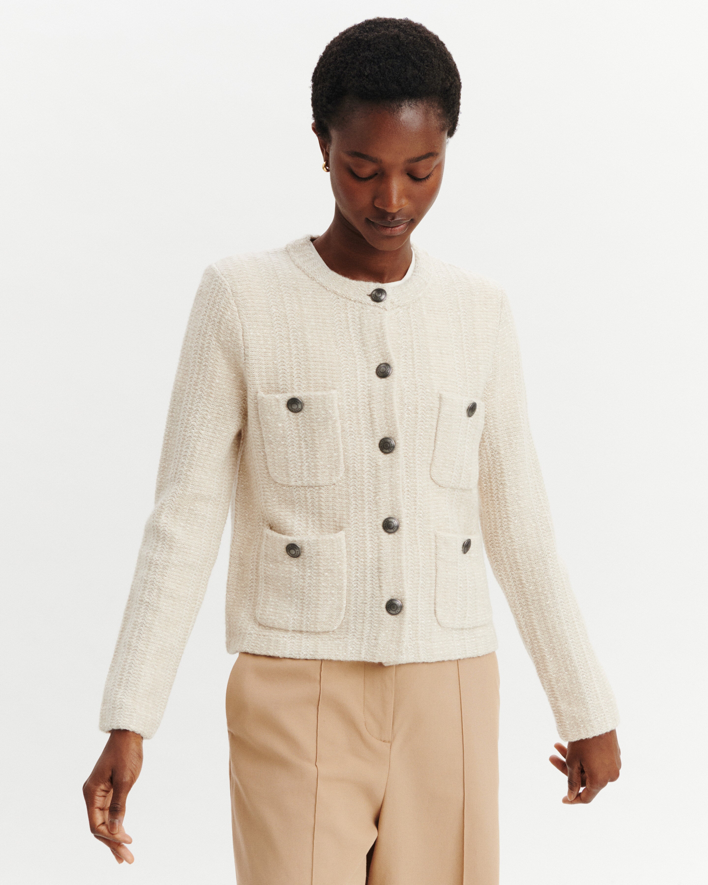 Veste en tweed