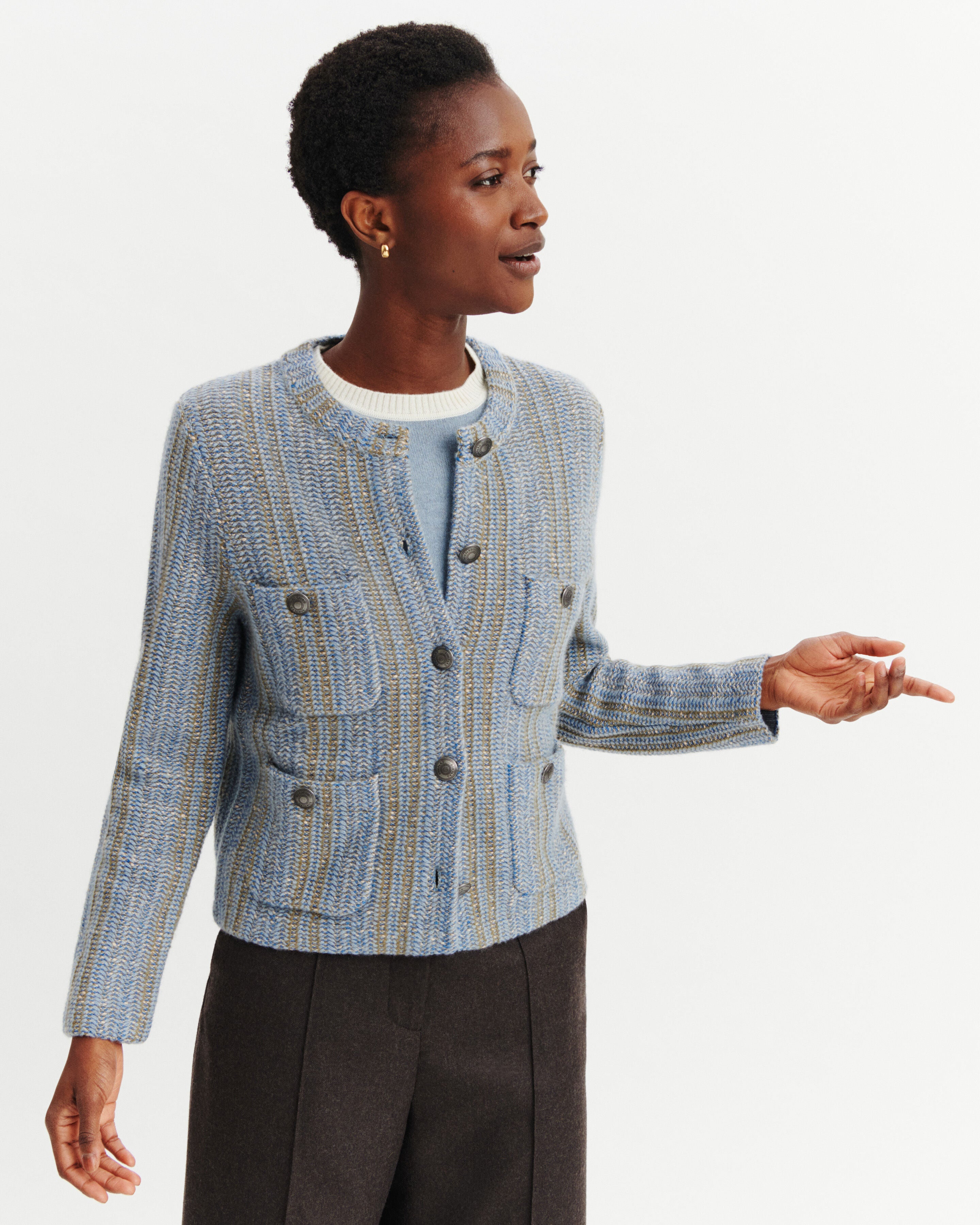 Veste en tweed