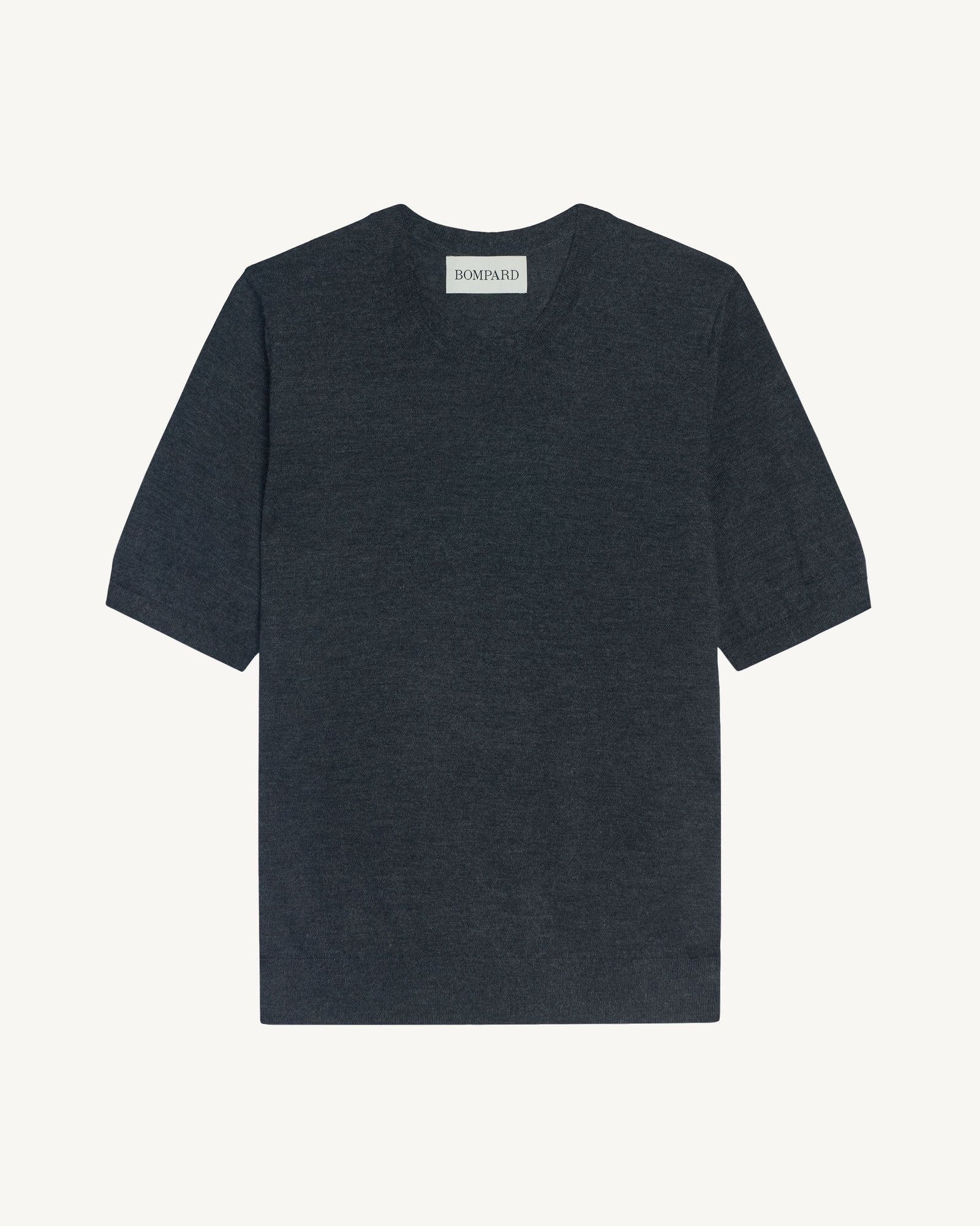 Pull manches courtes Fiona-CHARBON-100% cachemire
