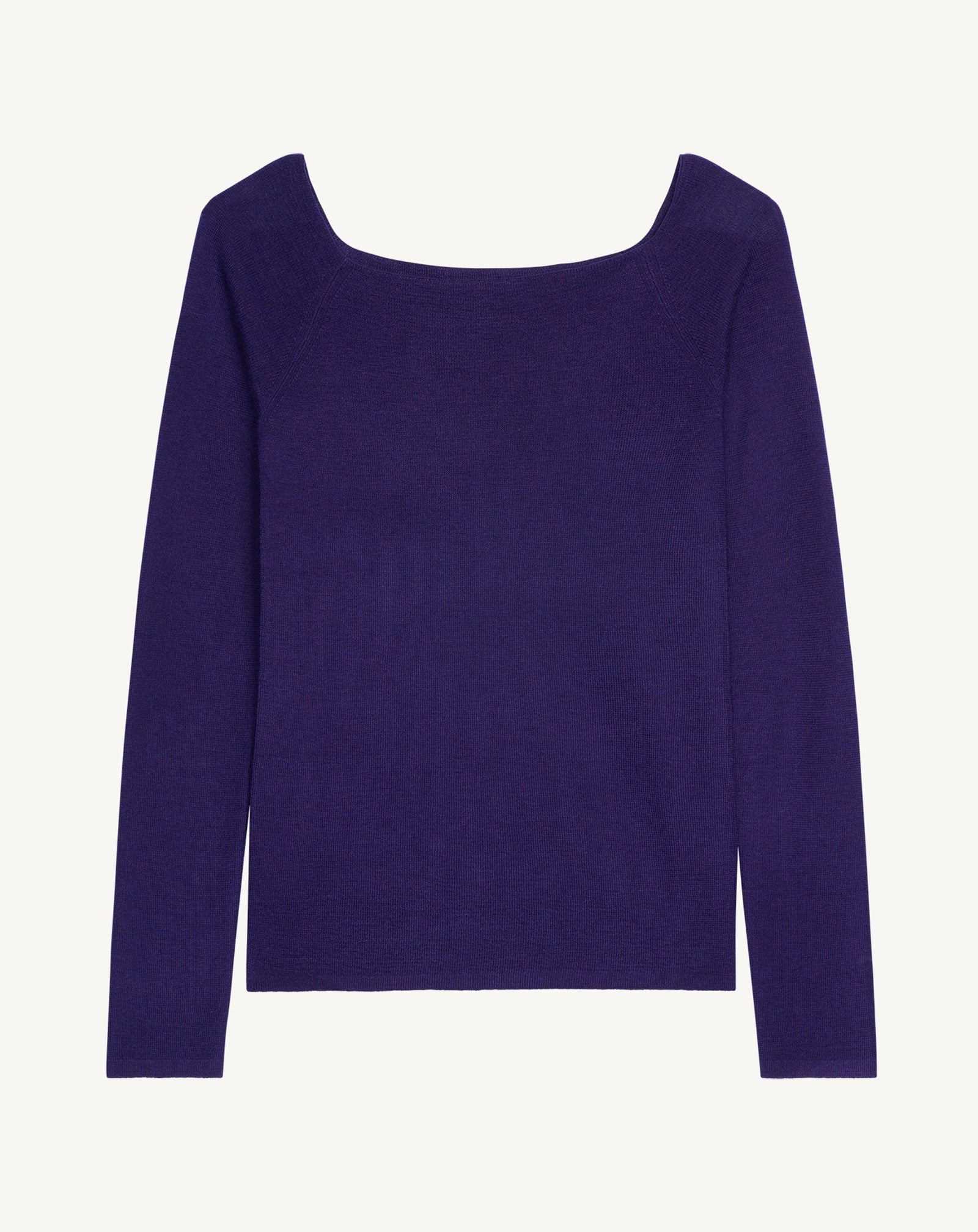 Top Bella-ULTRAVIOLET FONCE-70% cachemire 30% soie